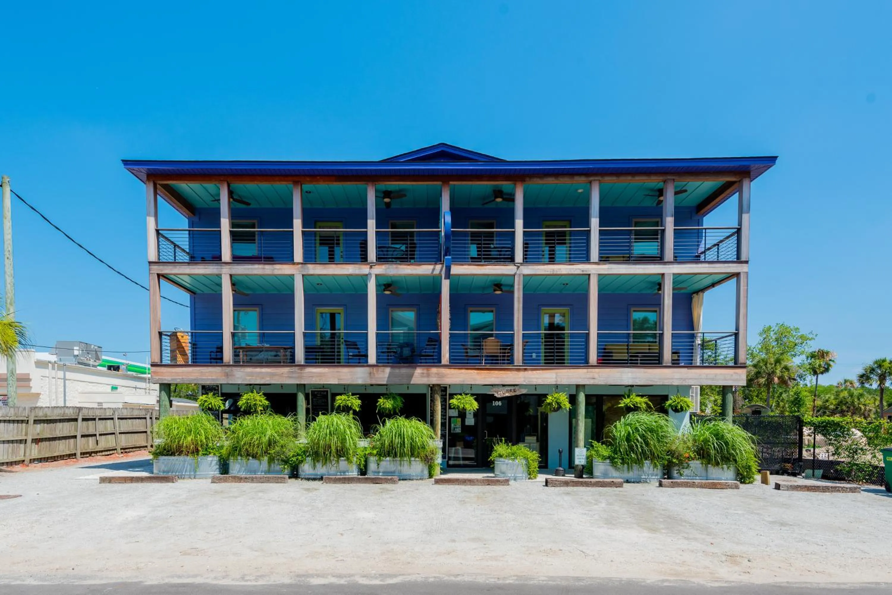 Property building in Folly Vacation Perfect Purple Palace Apt C