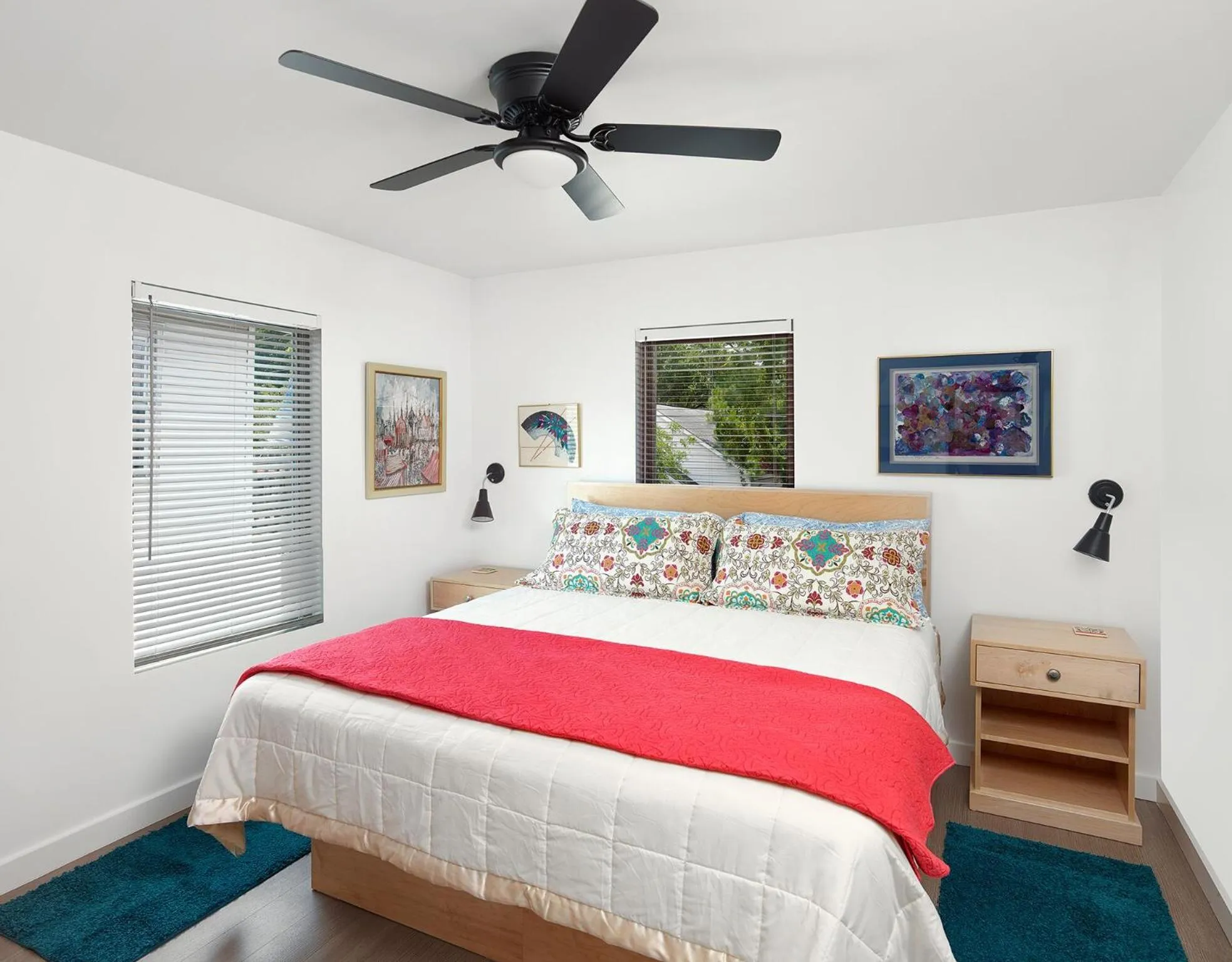 Bedroom, Bed in Folly Vacation Perfect Purple Palace Apt C