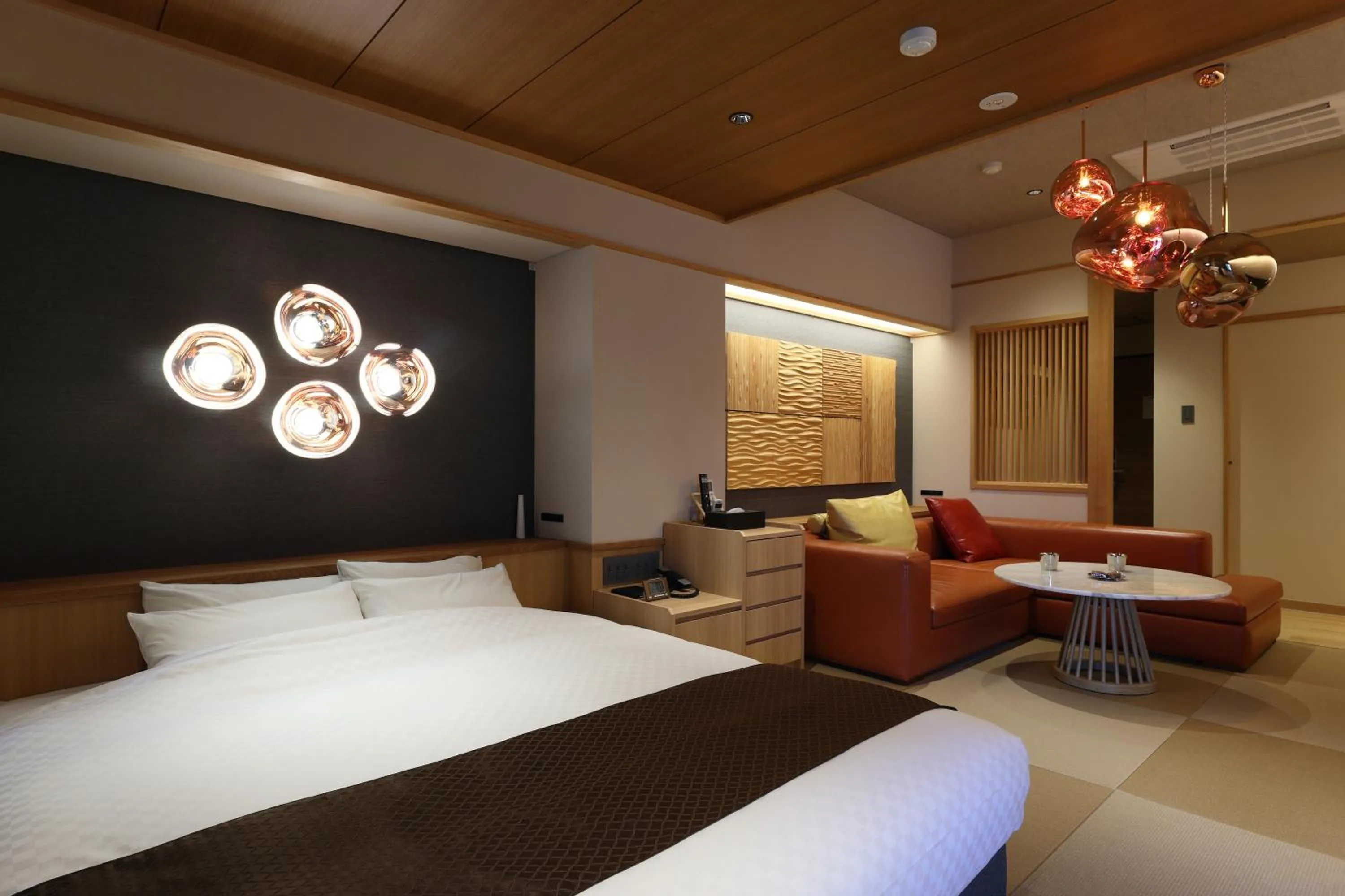 Bed in Yorokobinoyado Takamatsu