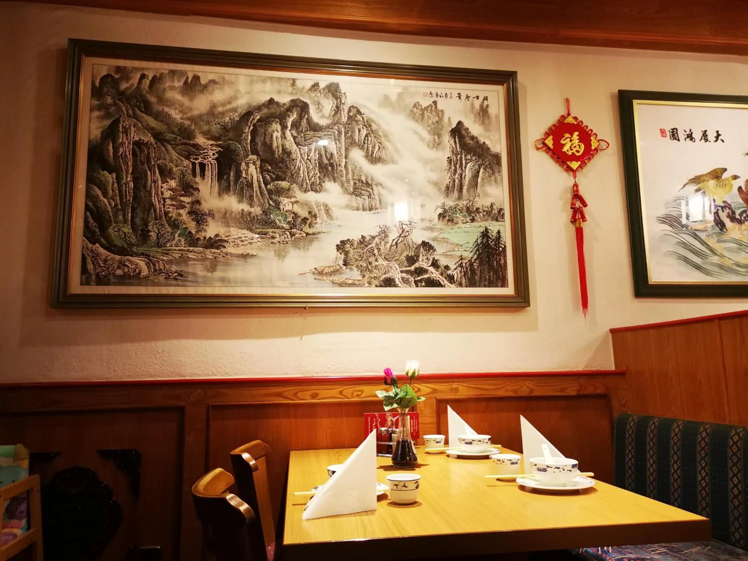 Decorative detail in China Restaurant Hotel Lotus