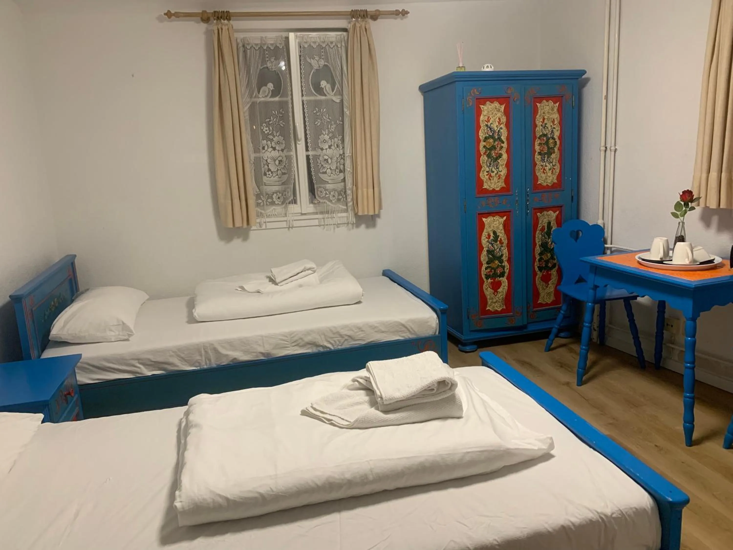 Bed in China Restaurant Hotel Lotus