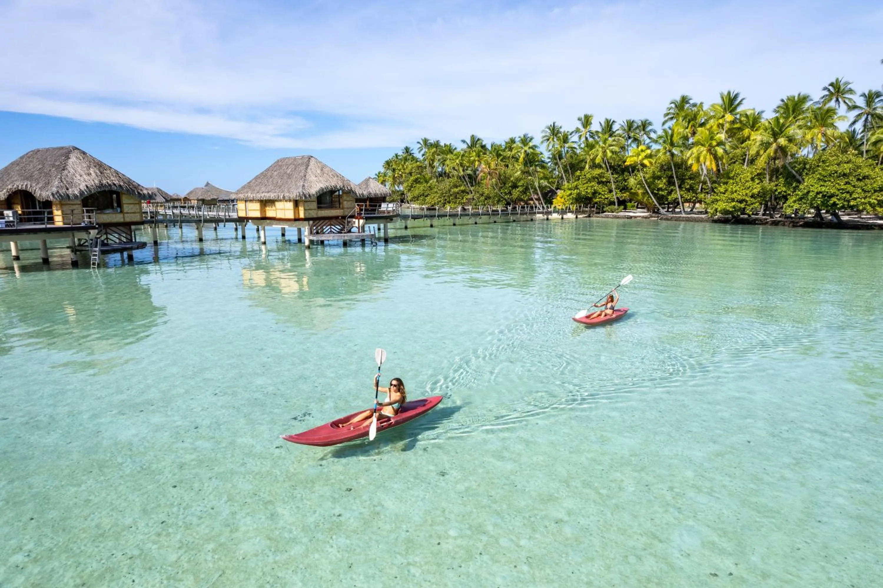 Canoeing in Le Taha'a by Pearl Resorts