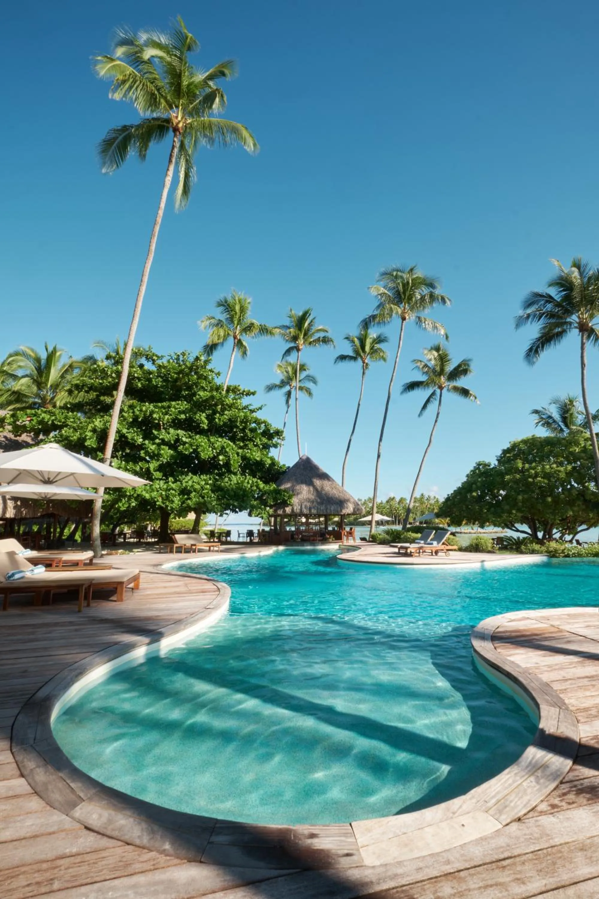 Pool view in Le Taha'a by Pearl Resorts