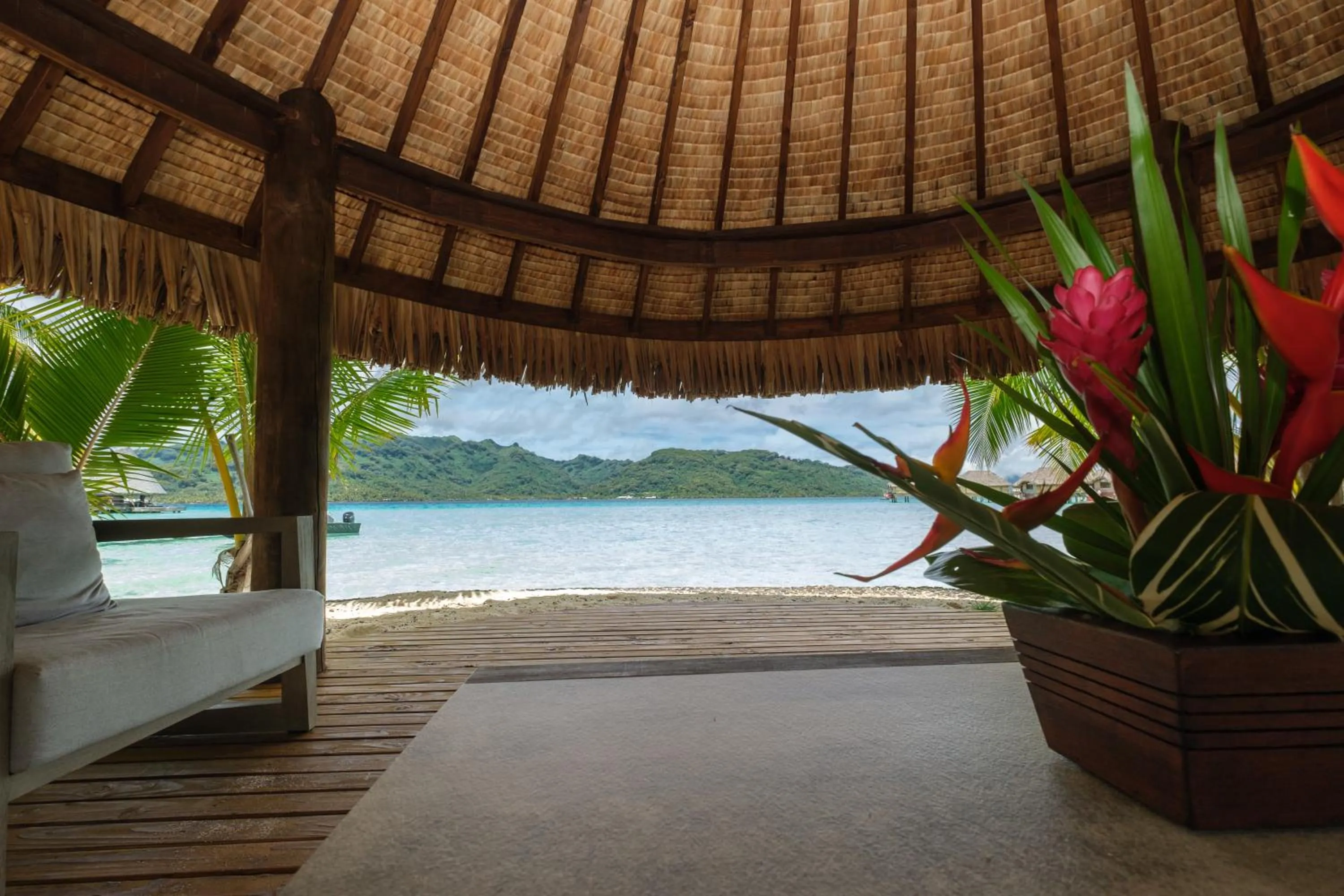 Balcony/Terrace in Le Taha'a by Pearl Resorts