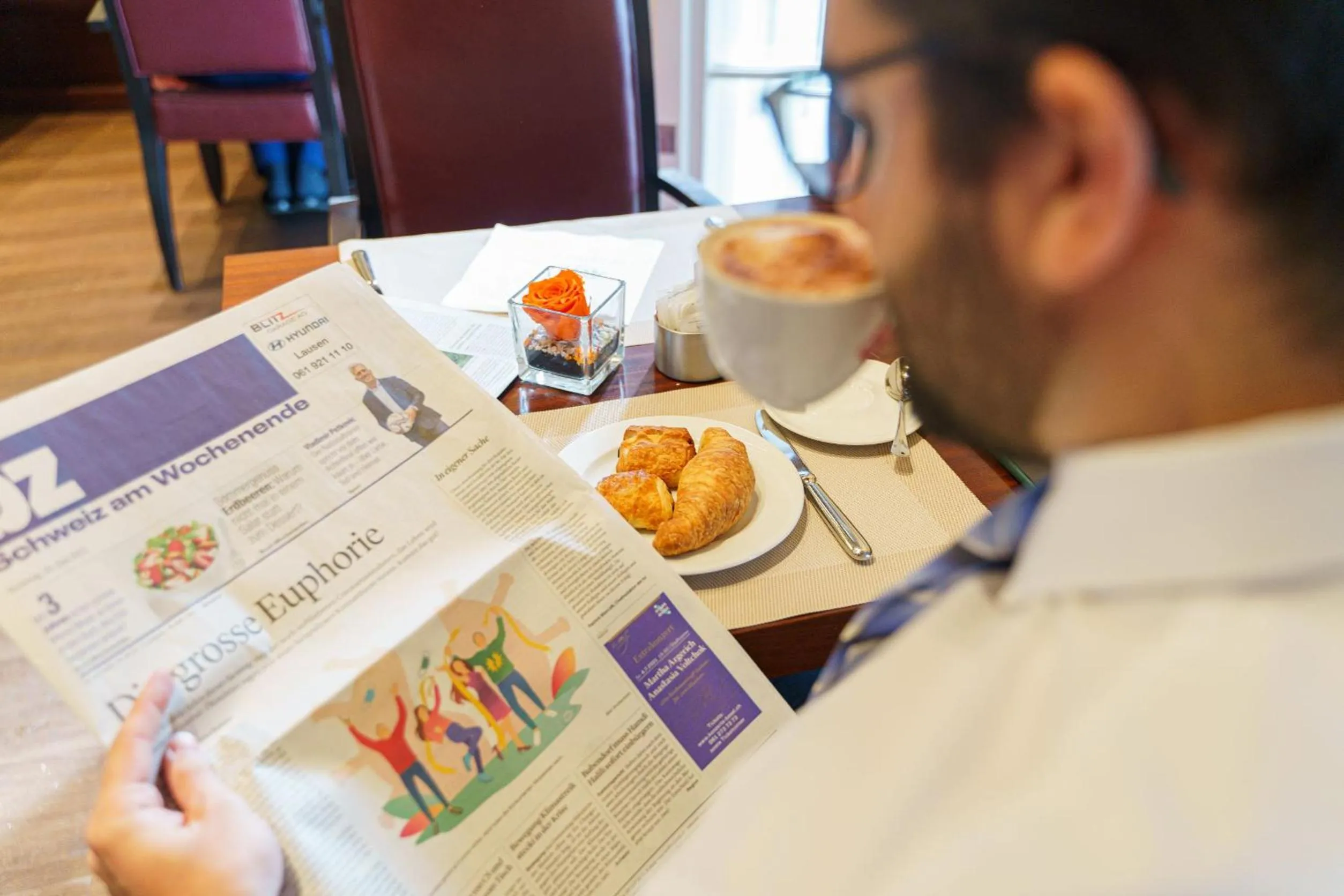 Restaurant/places to eat in Hotel Euler Basel