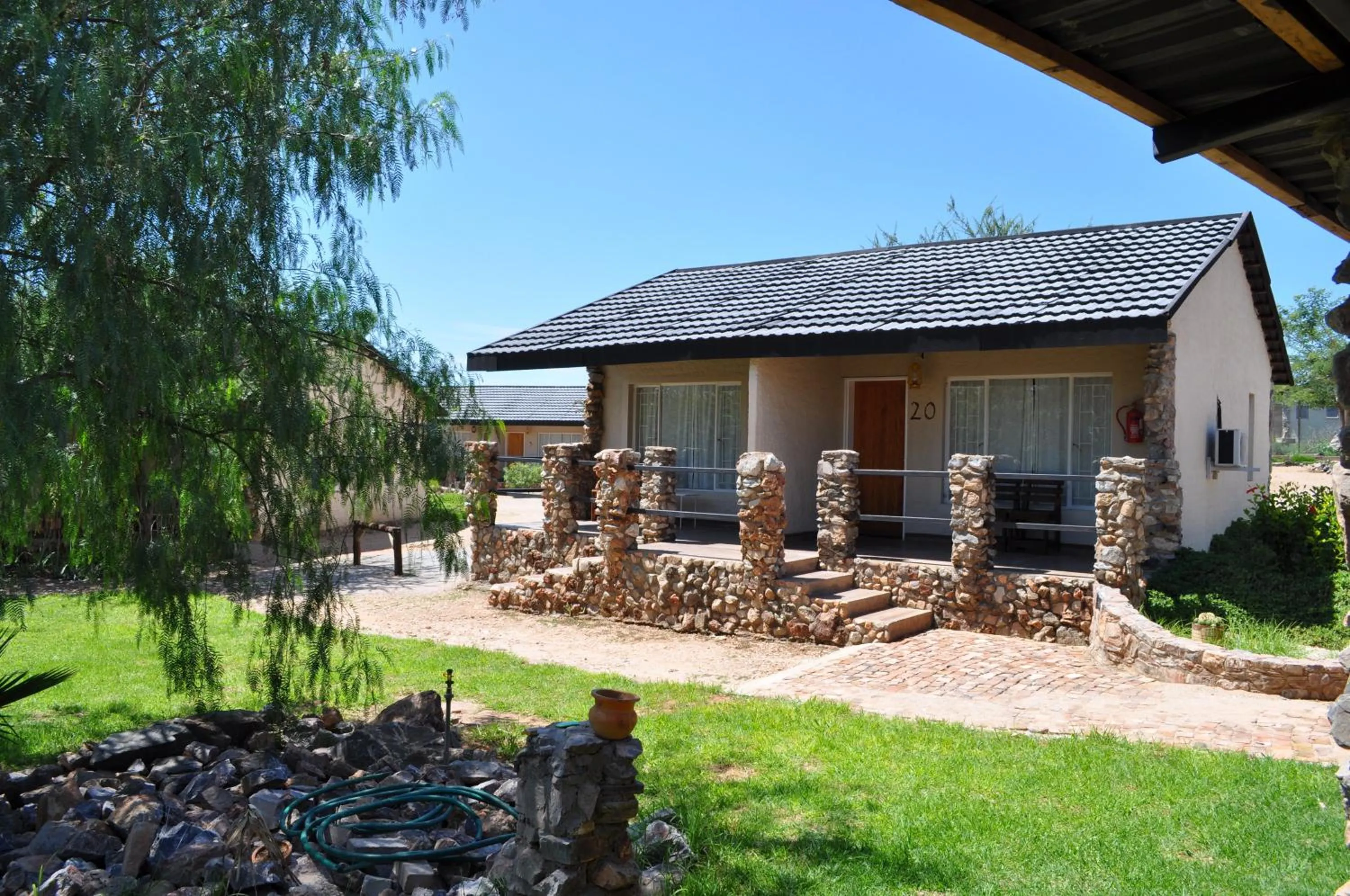 Facade/entrance in Etotongwe Lodge