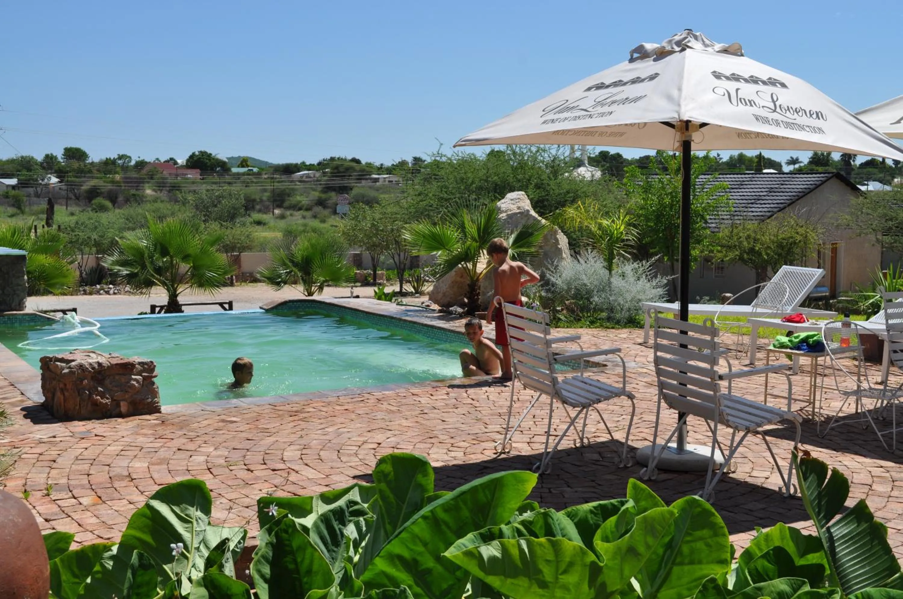 Garden in Etotongwe Lodge