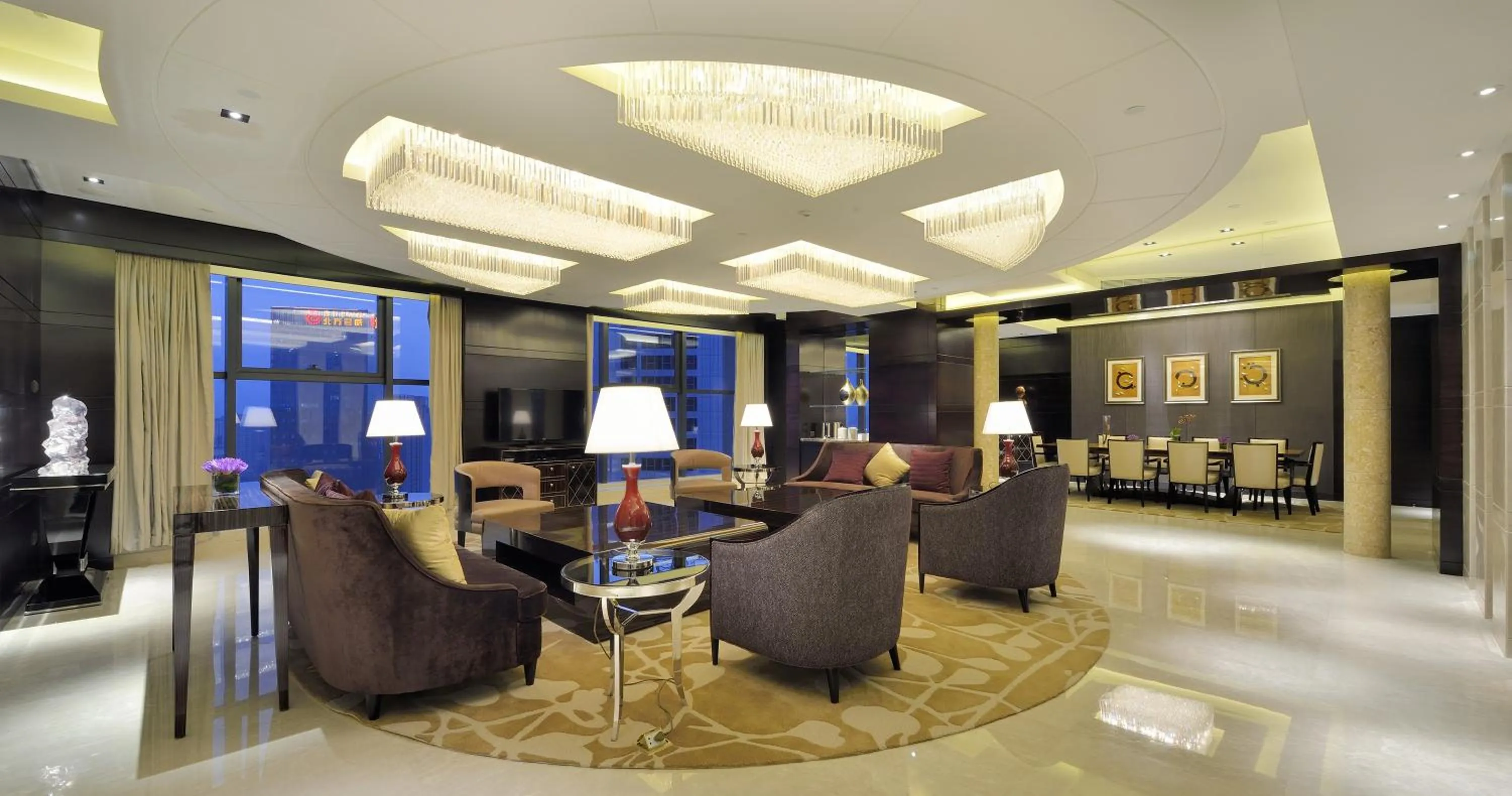 Living room in Kempinski Hotel Taiyuan