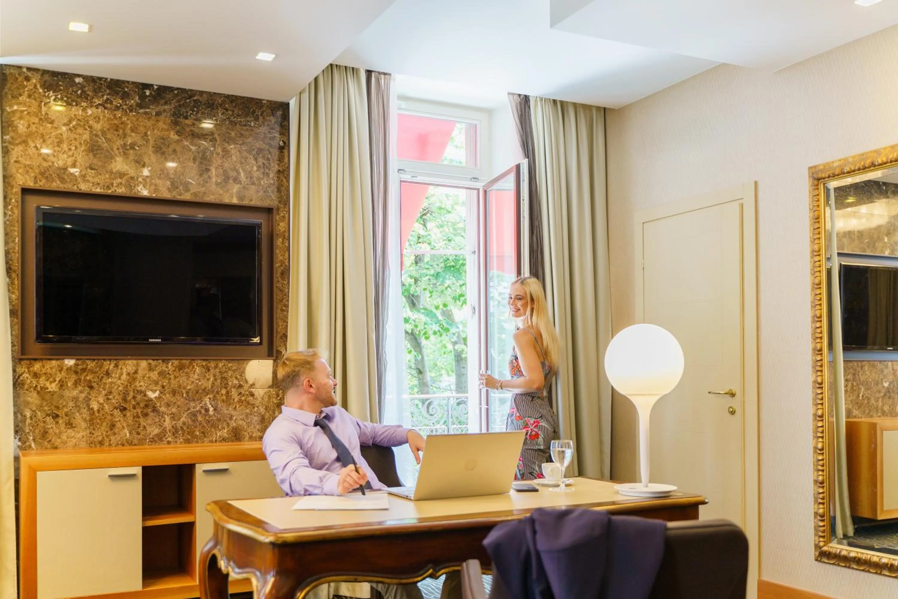 Balcony/Terrace in Hotel St.Gotthard