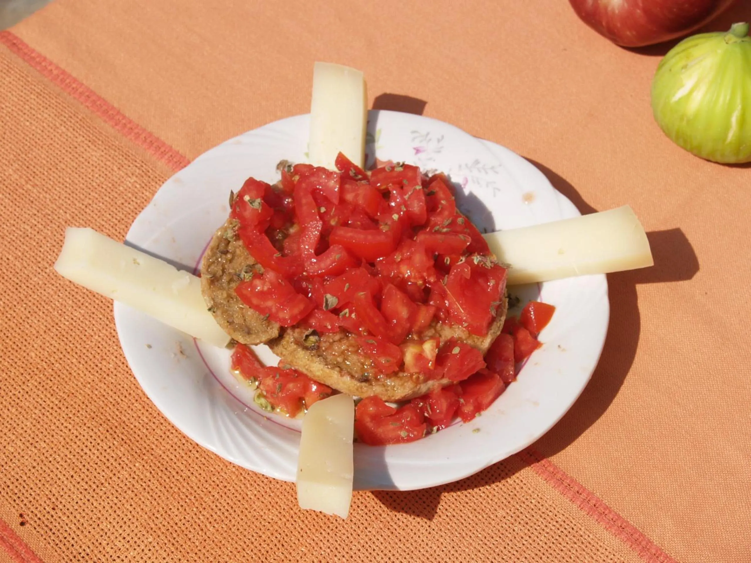 Breakfast in Sarikampos Beach