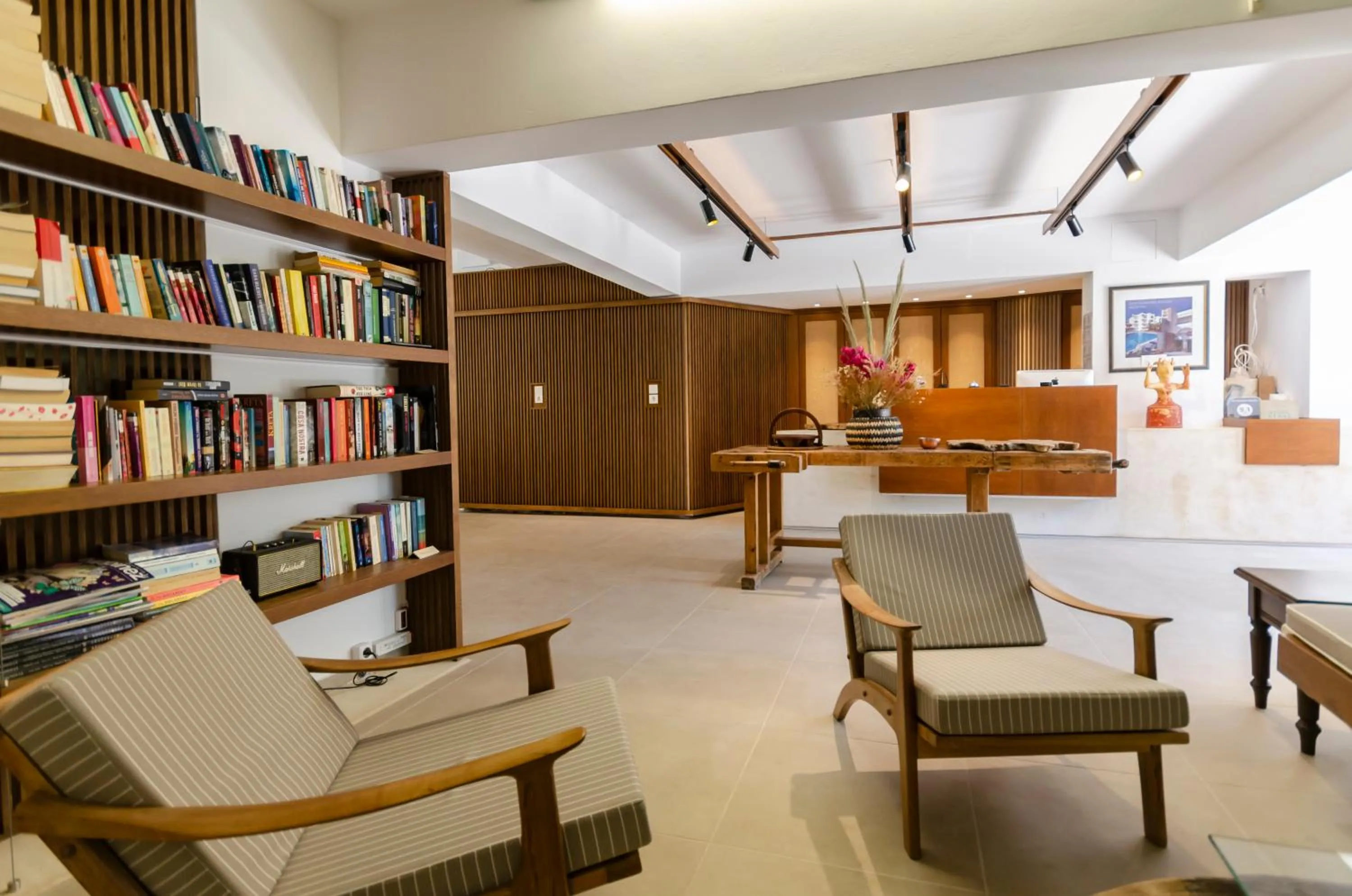 Library in Sarikampos Beach