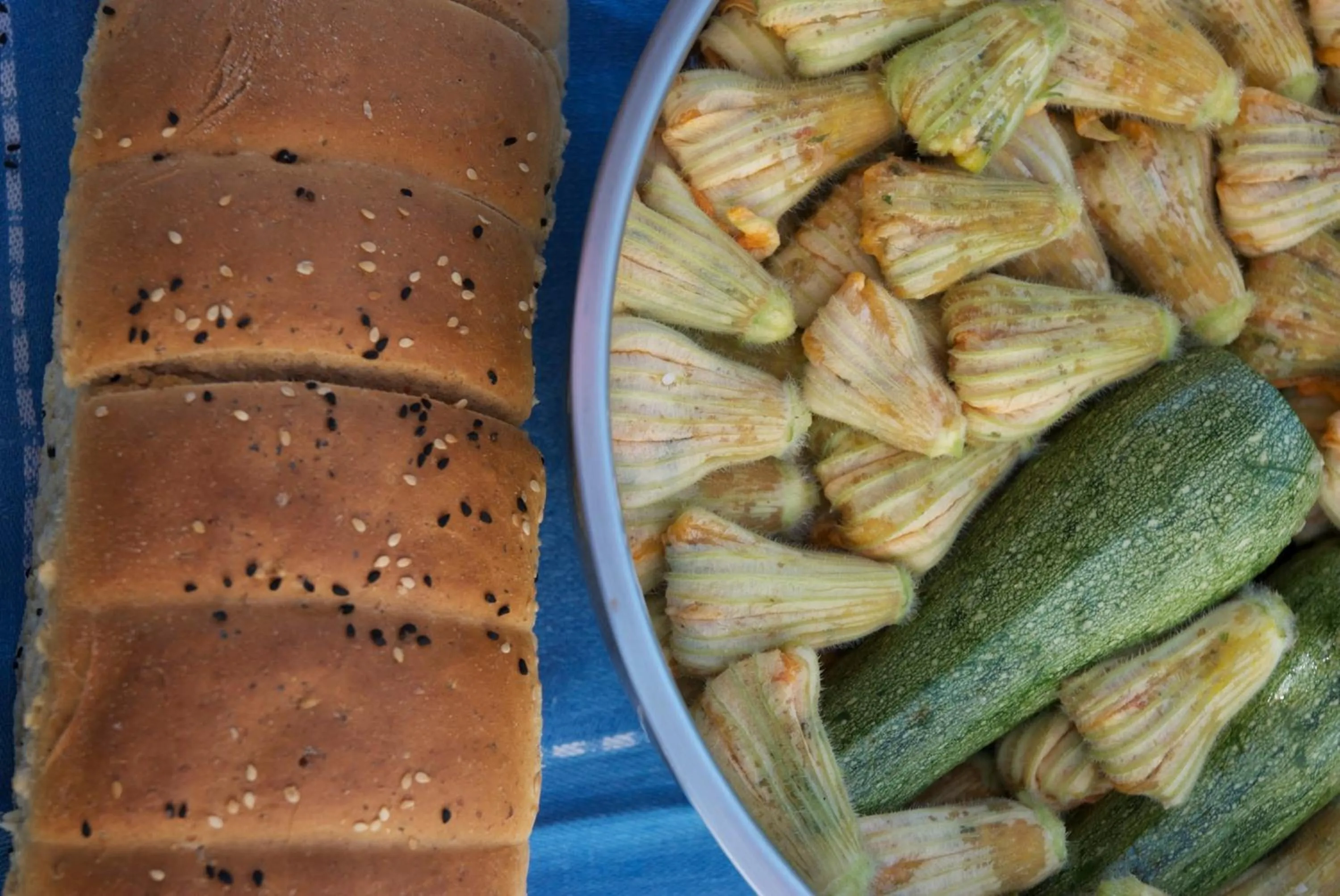 Food in Sarikampos Beach