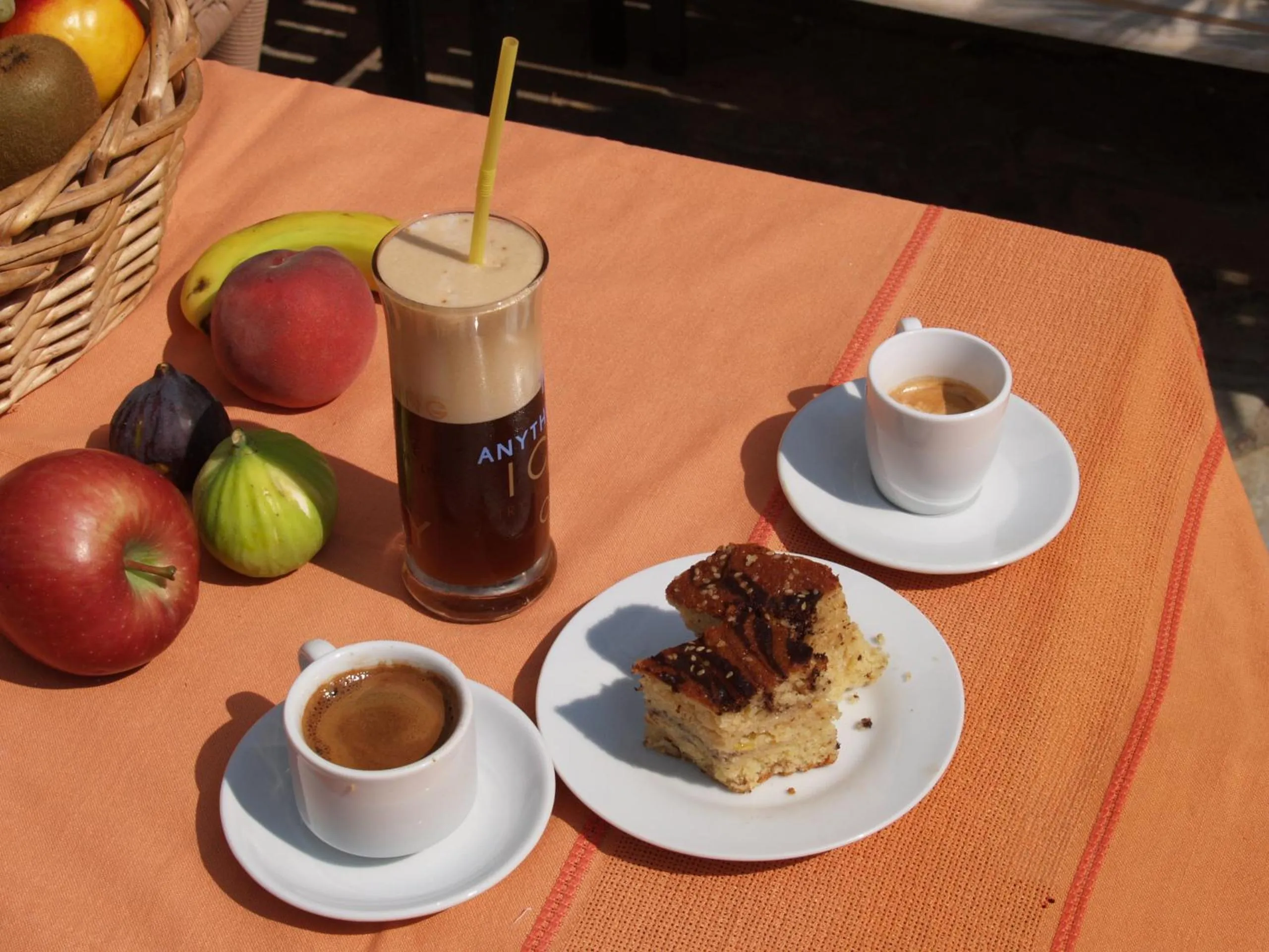 Breakfast in Sarikampos Beach