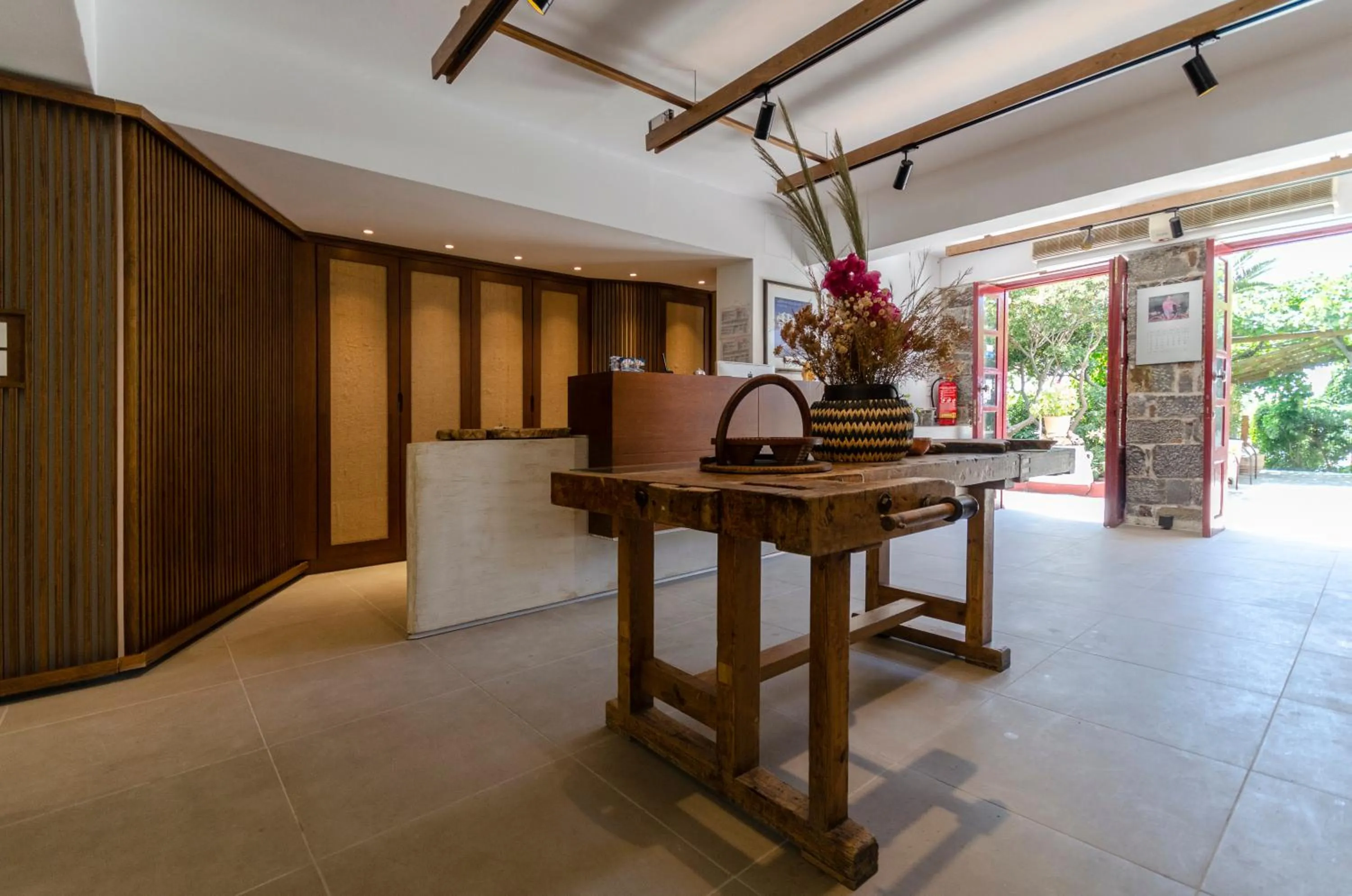 Lobby or reception in Sarikampos Beach