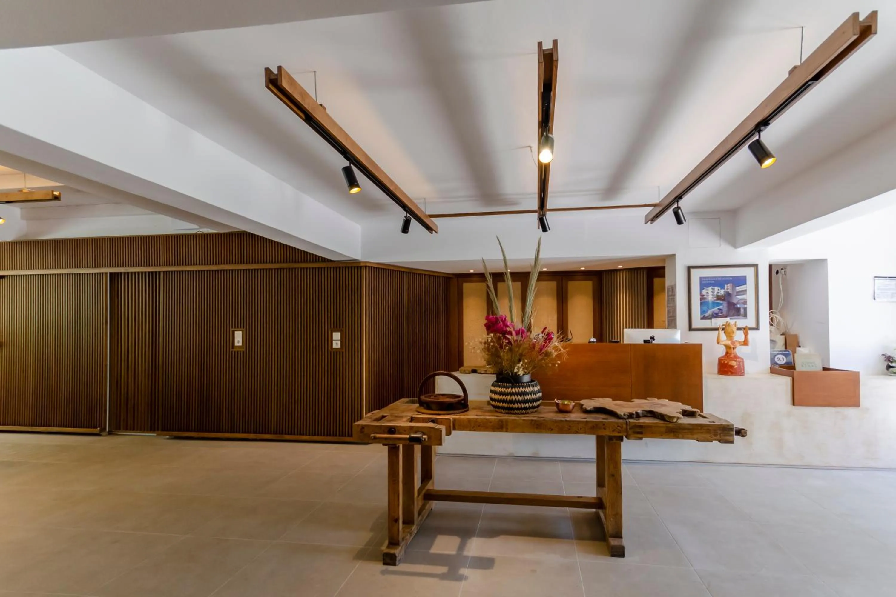 Living room in Sarikampos Beach