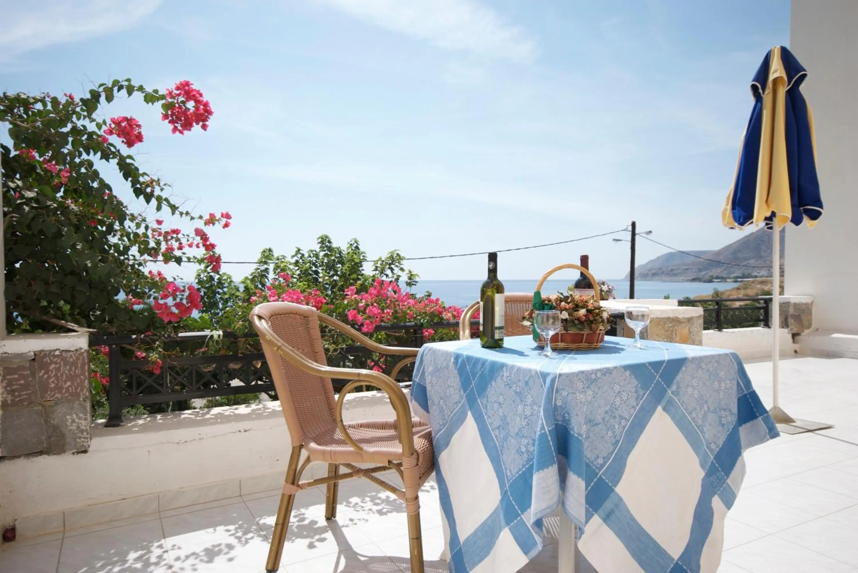 Balcony/Terrace in Sarikampos Beach