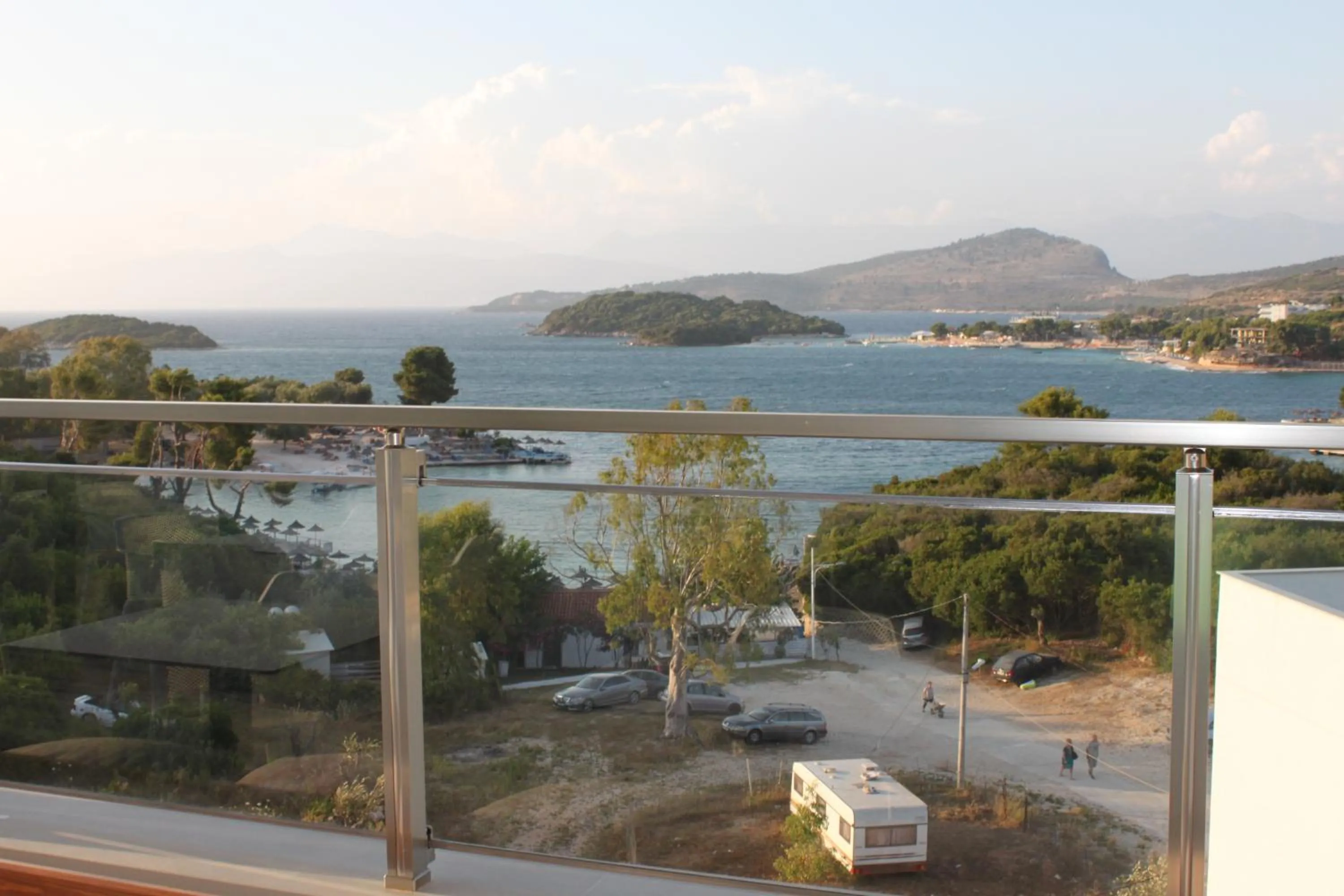 Balcony/Terrace in Hotel Olive Ksamil