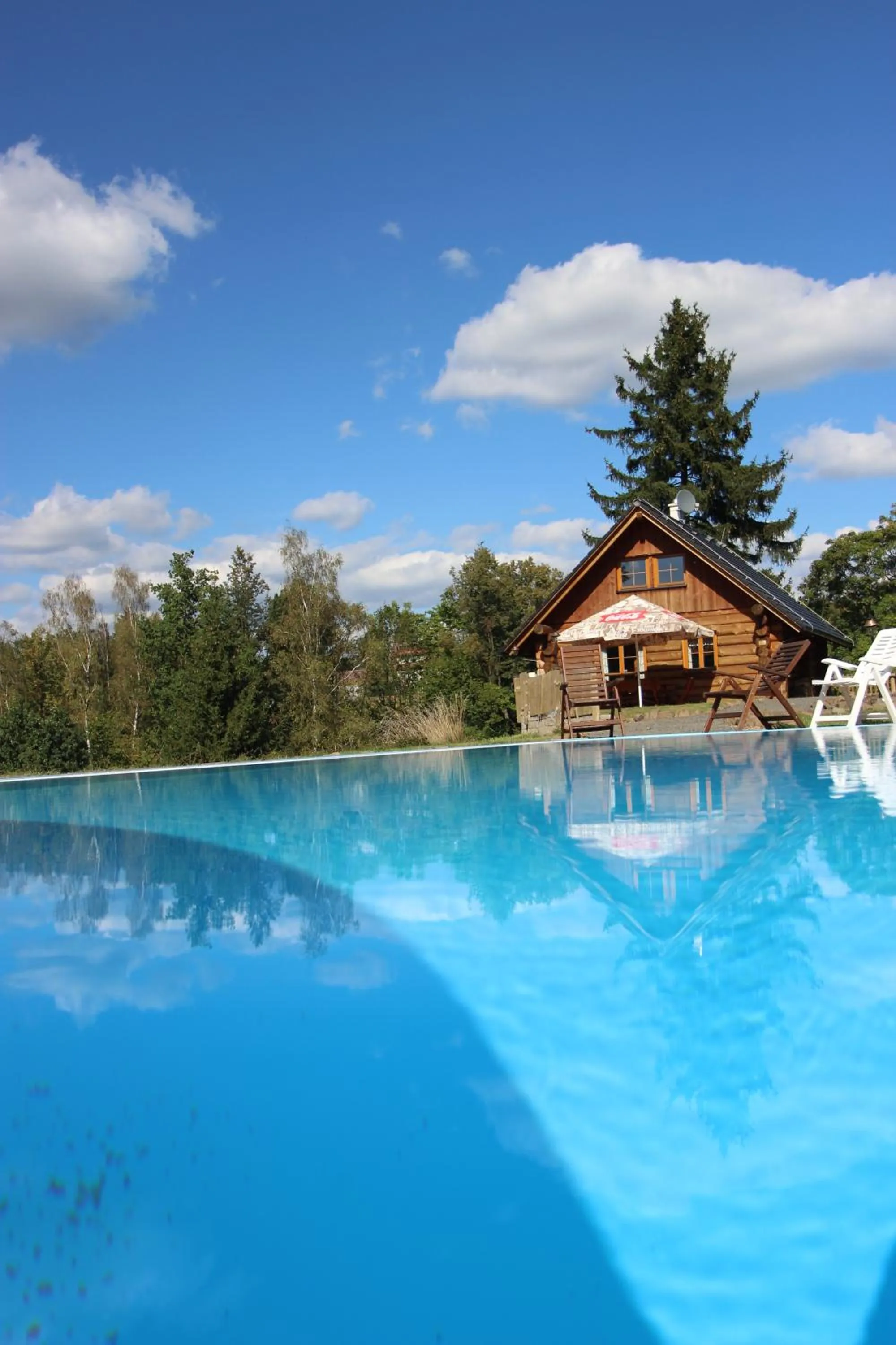 Swimming pool in Ranch Bystrá