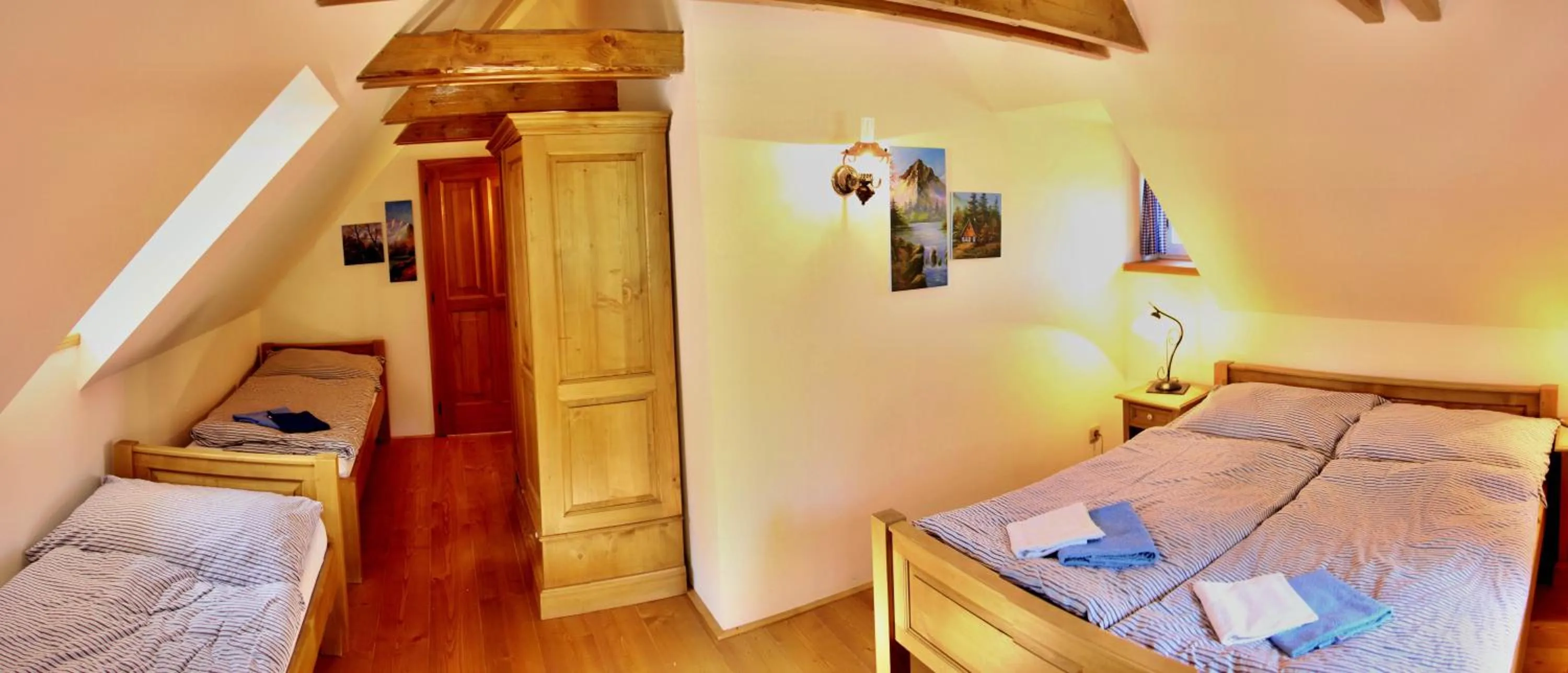 Bedroom, Bed in Ranch Bystrá