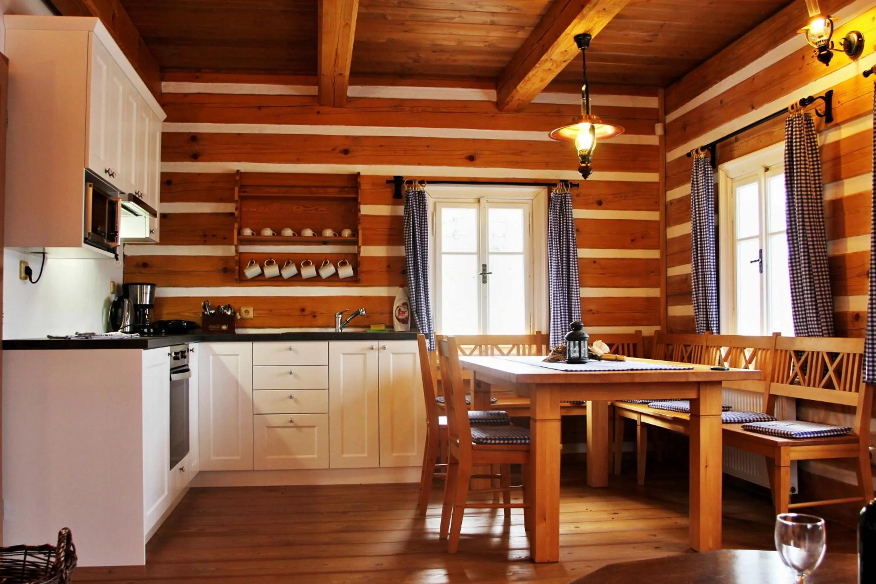 Kitchen or kitchenette in Ranch Bystrá