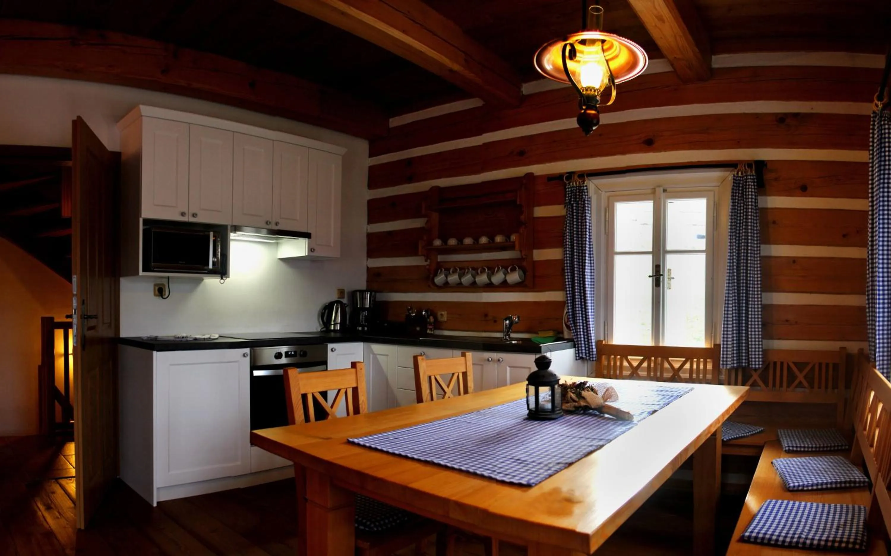 Kitchen or kitchenette in Ranch Bystrá