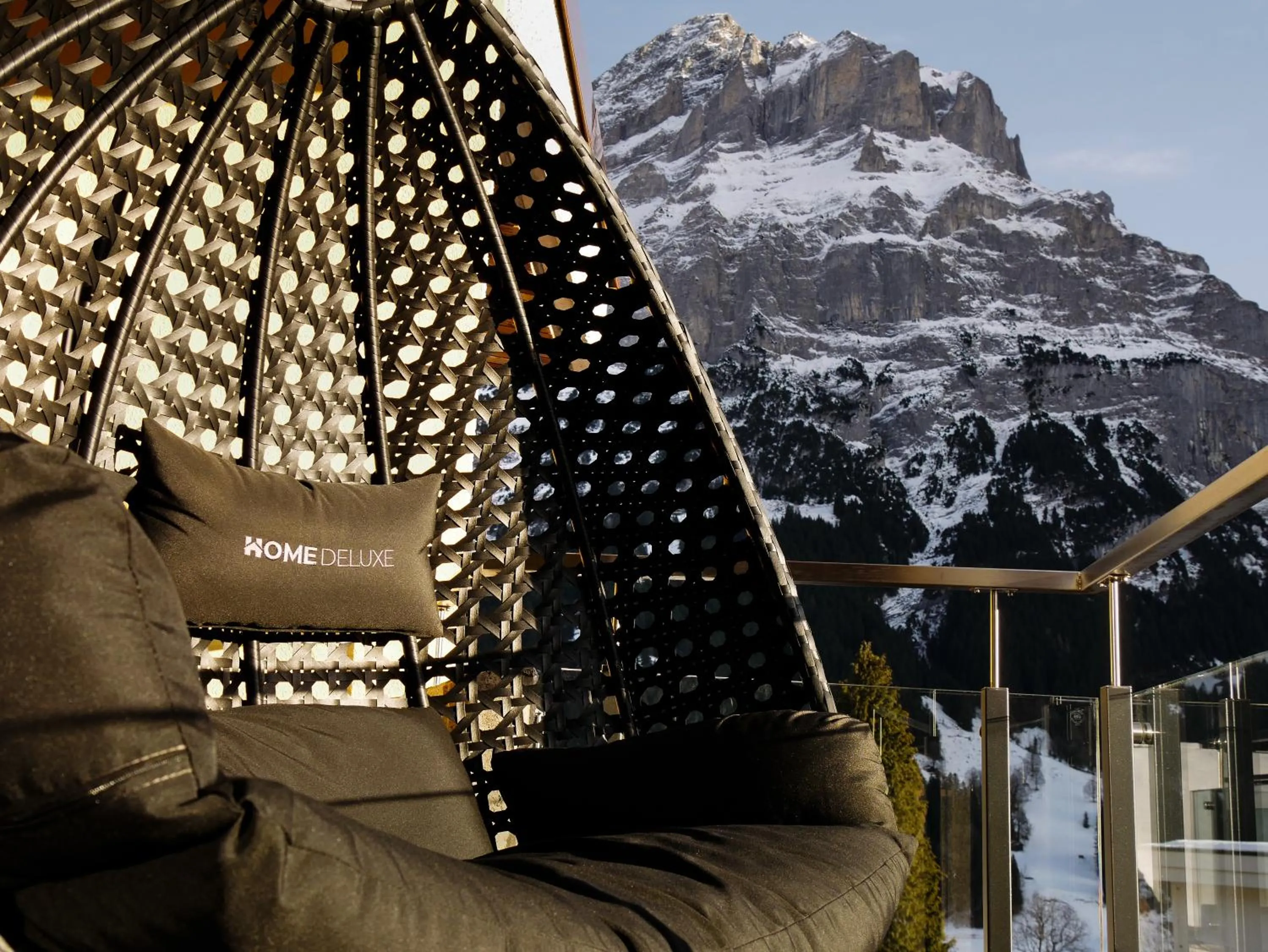 Balcony/Terrace in Eiger Mountain & Soul Resort
