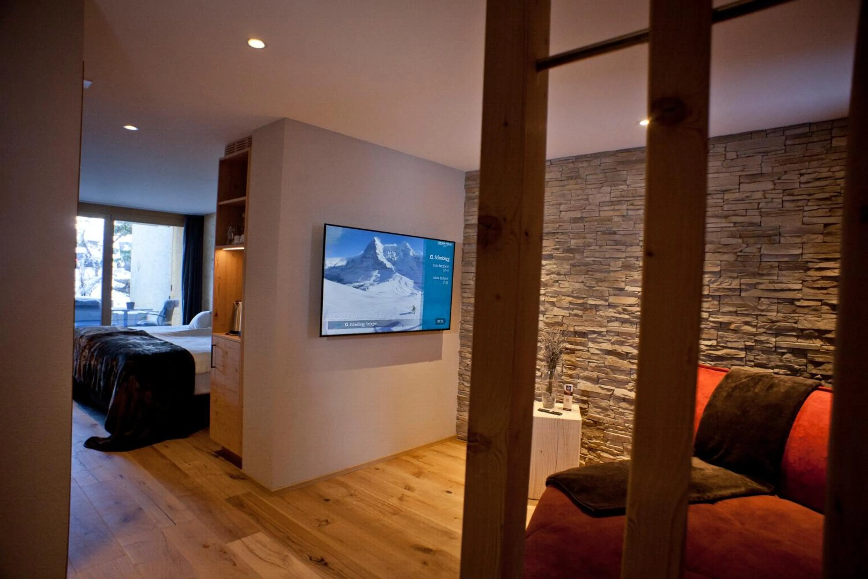 Photo of the whole room, Bed in Eiger Mountain & Soul Resort