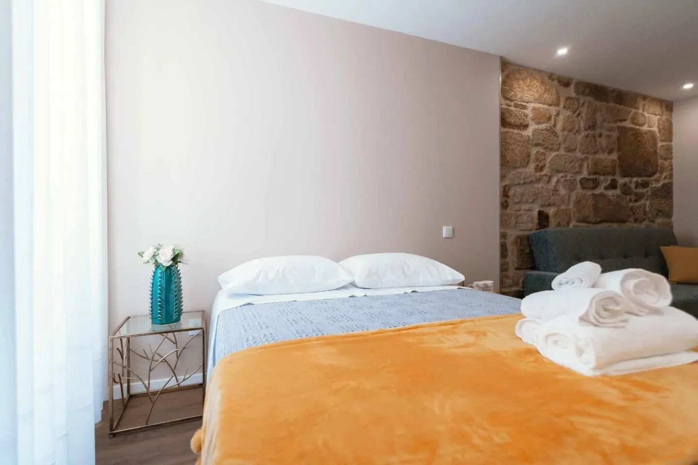 Bed in Blue House Ponte de Lima