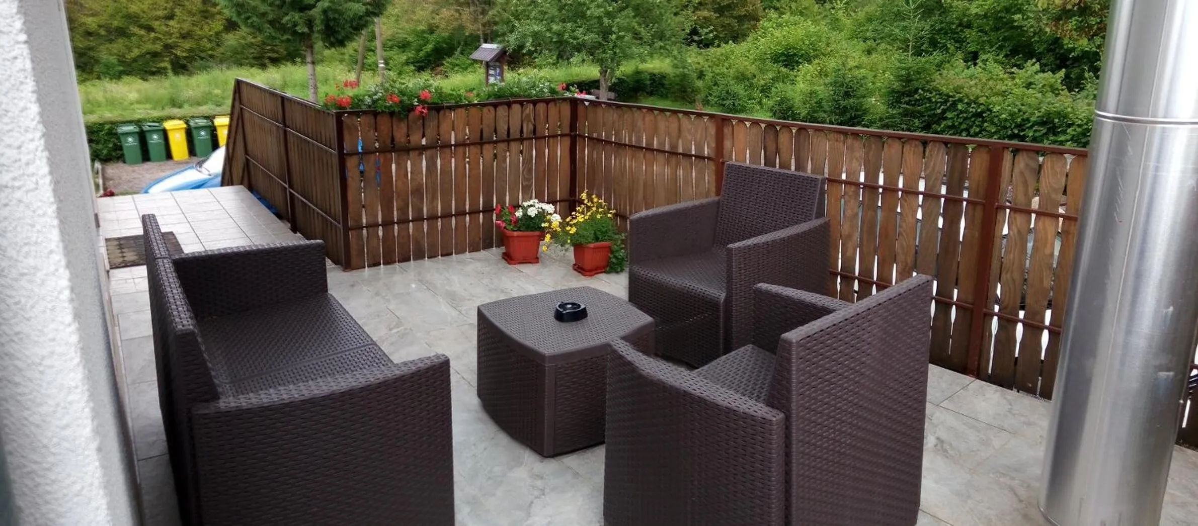 Seating area in Plitvice House Rosha