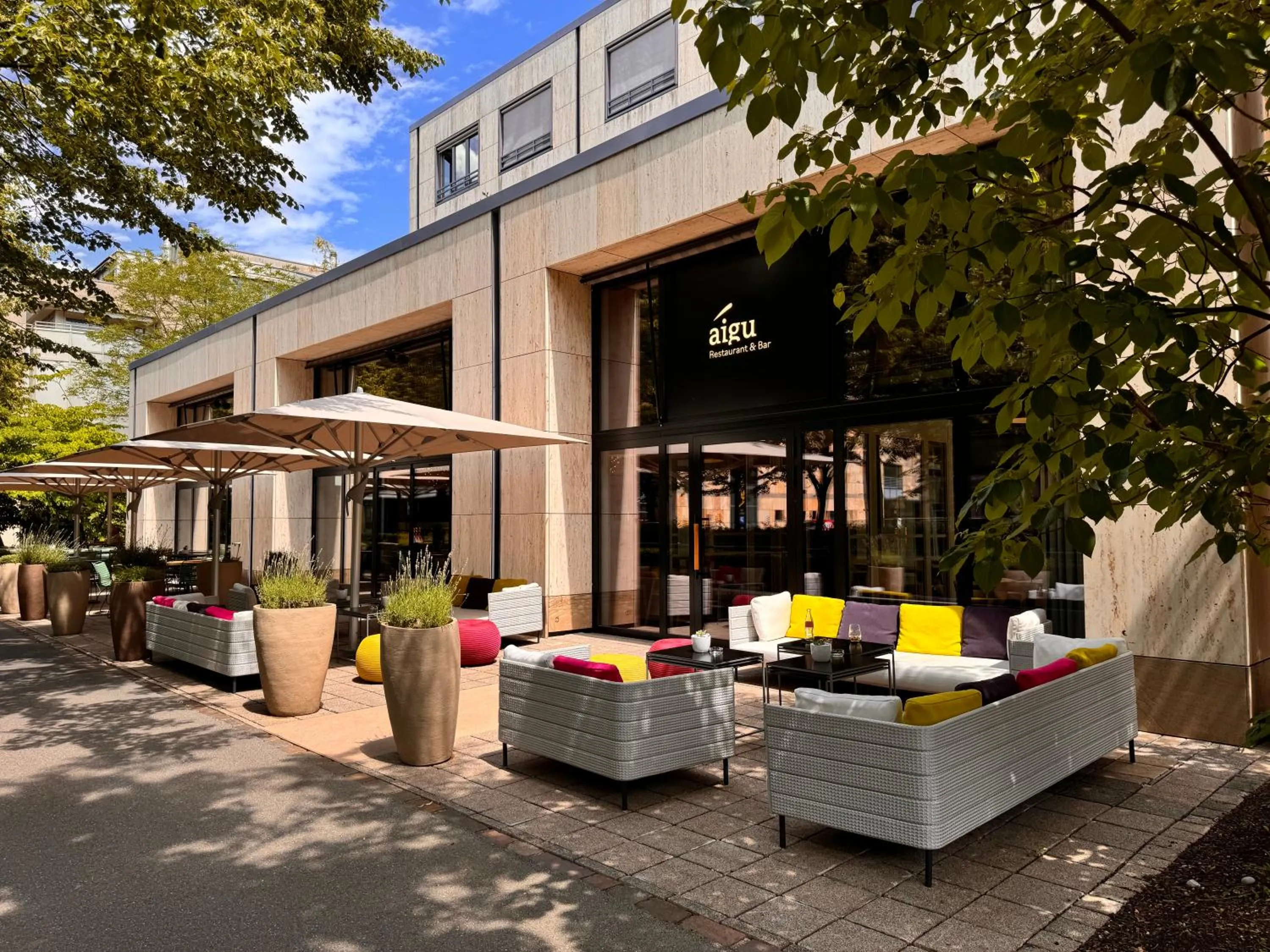 Restaurant/places to eat in Park Hotel Zug
