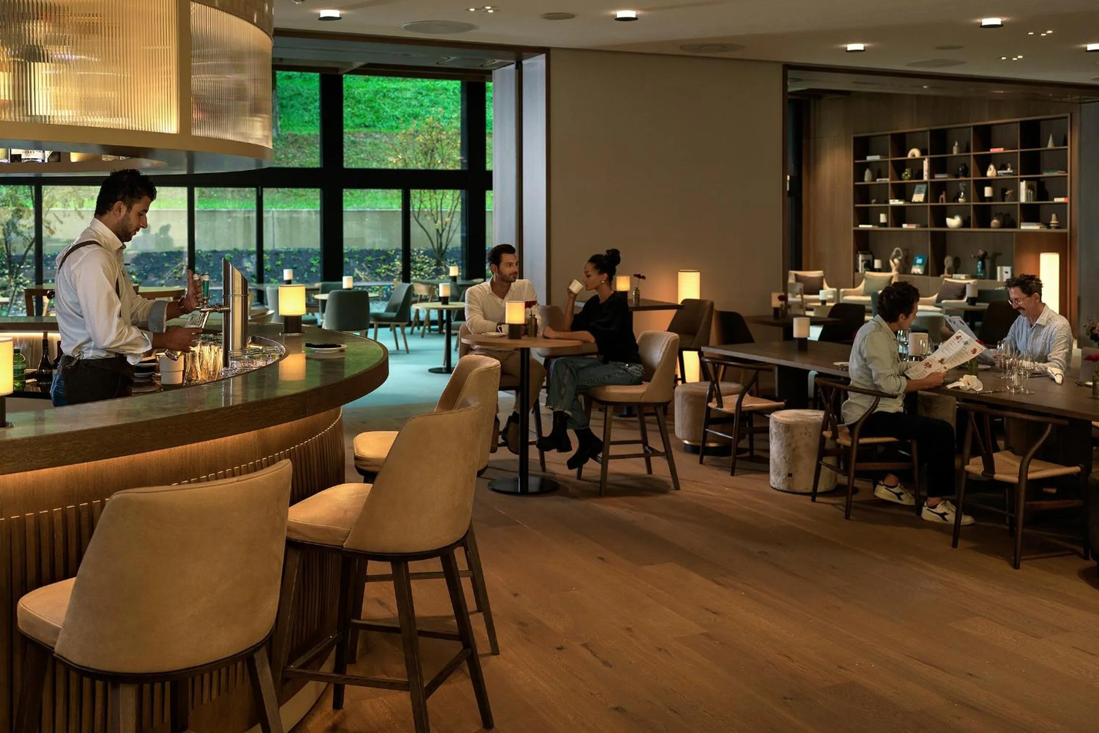 Lounge or bar in Park Hotel Zug