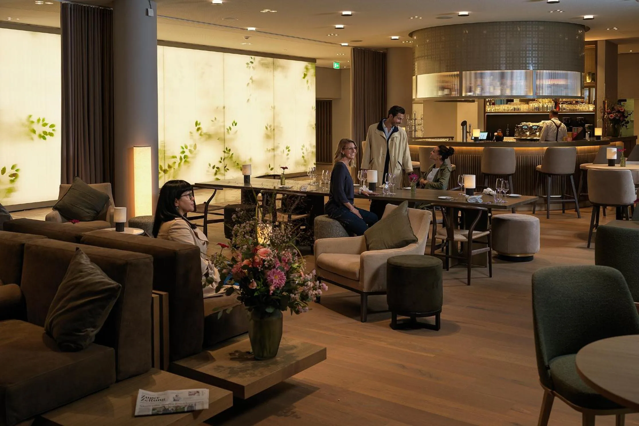 Lounge or bar in Park Hotel Zug