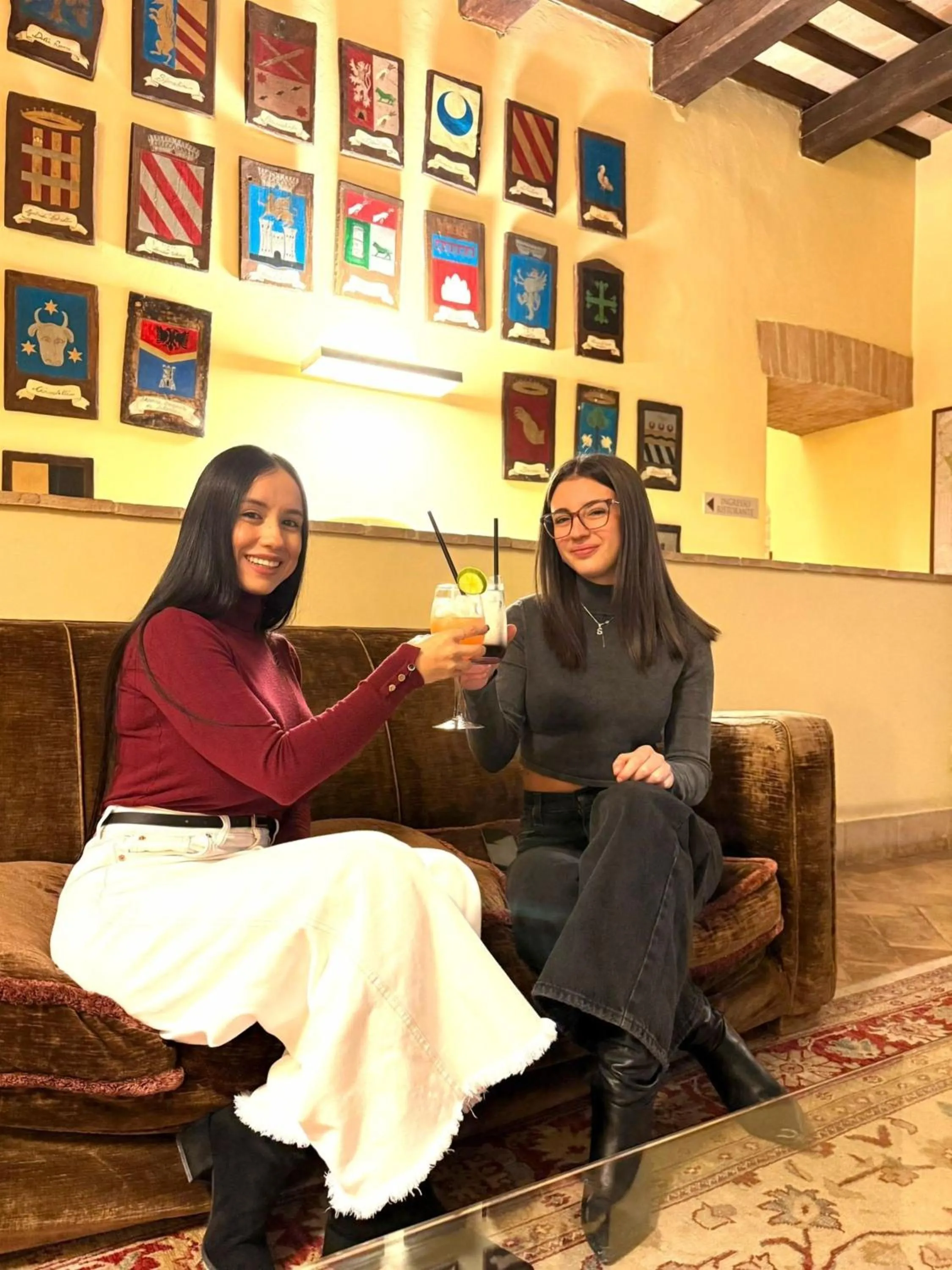 Lounge or bar in Castello di Baccaresca