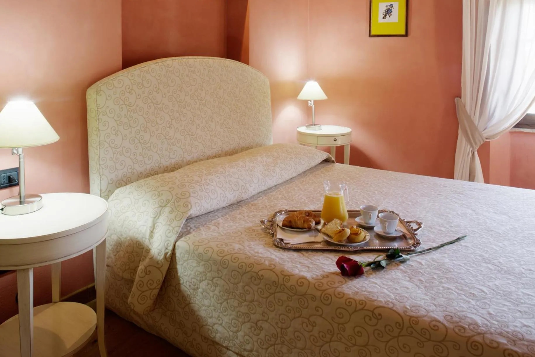 room service, Bed in Castello di Baccaresca
