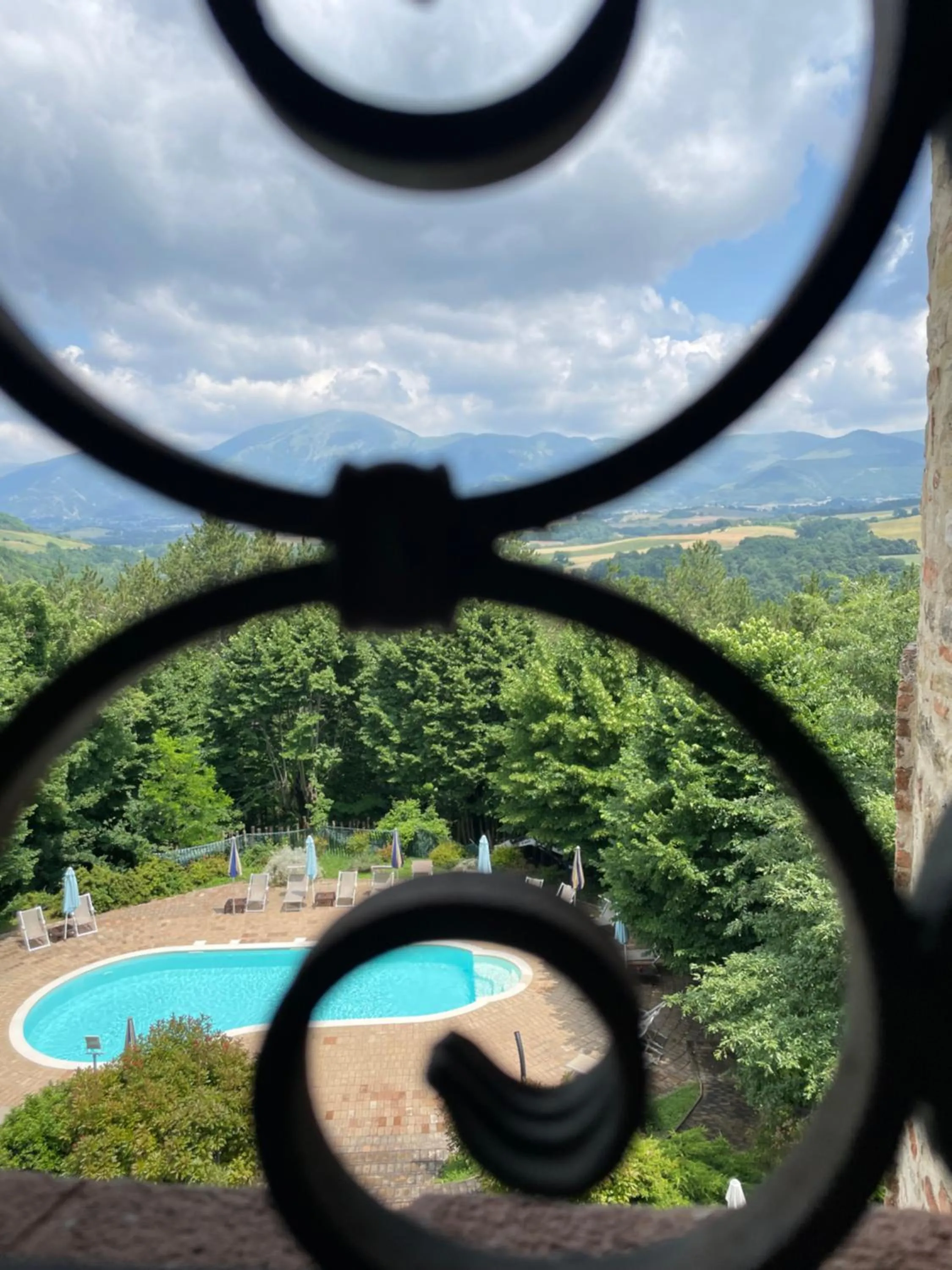 View (from property/room) in Castello di Baccaresca