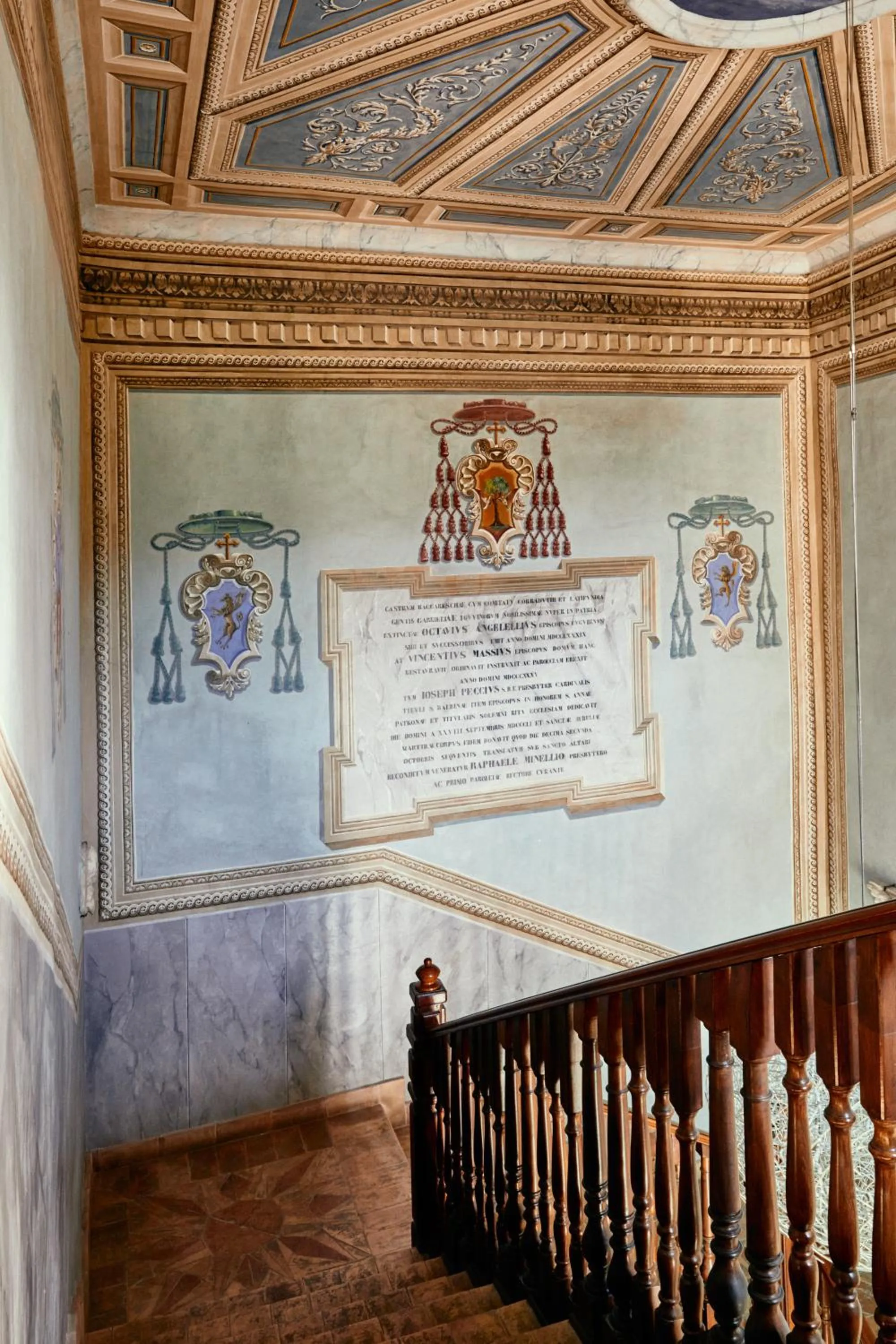 Decorative detail in Castello di Baccaresca