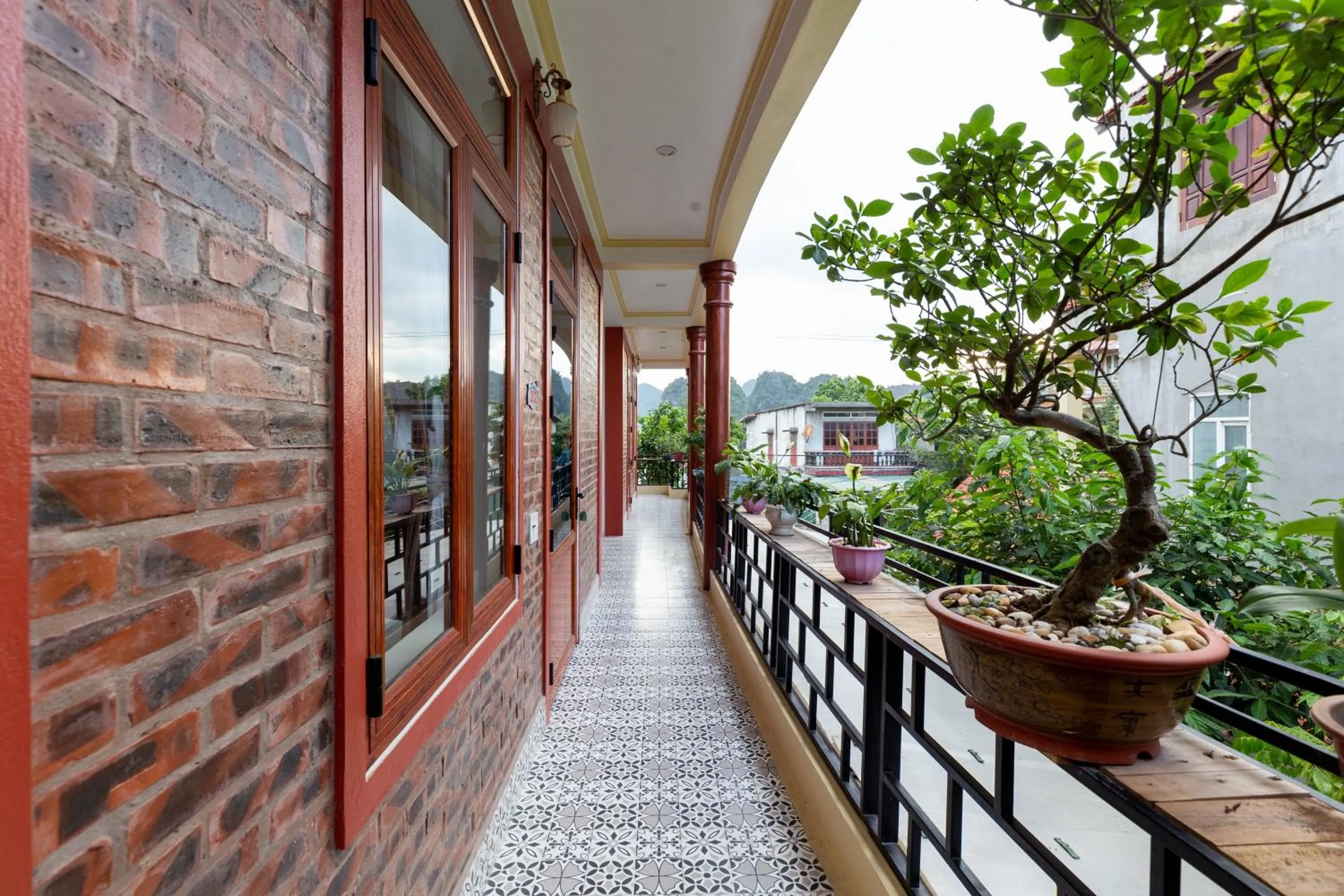 Balcony/Terrace in Tam Coc Tuong Vy Homestay