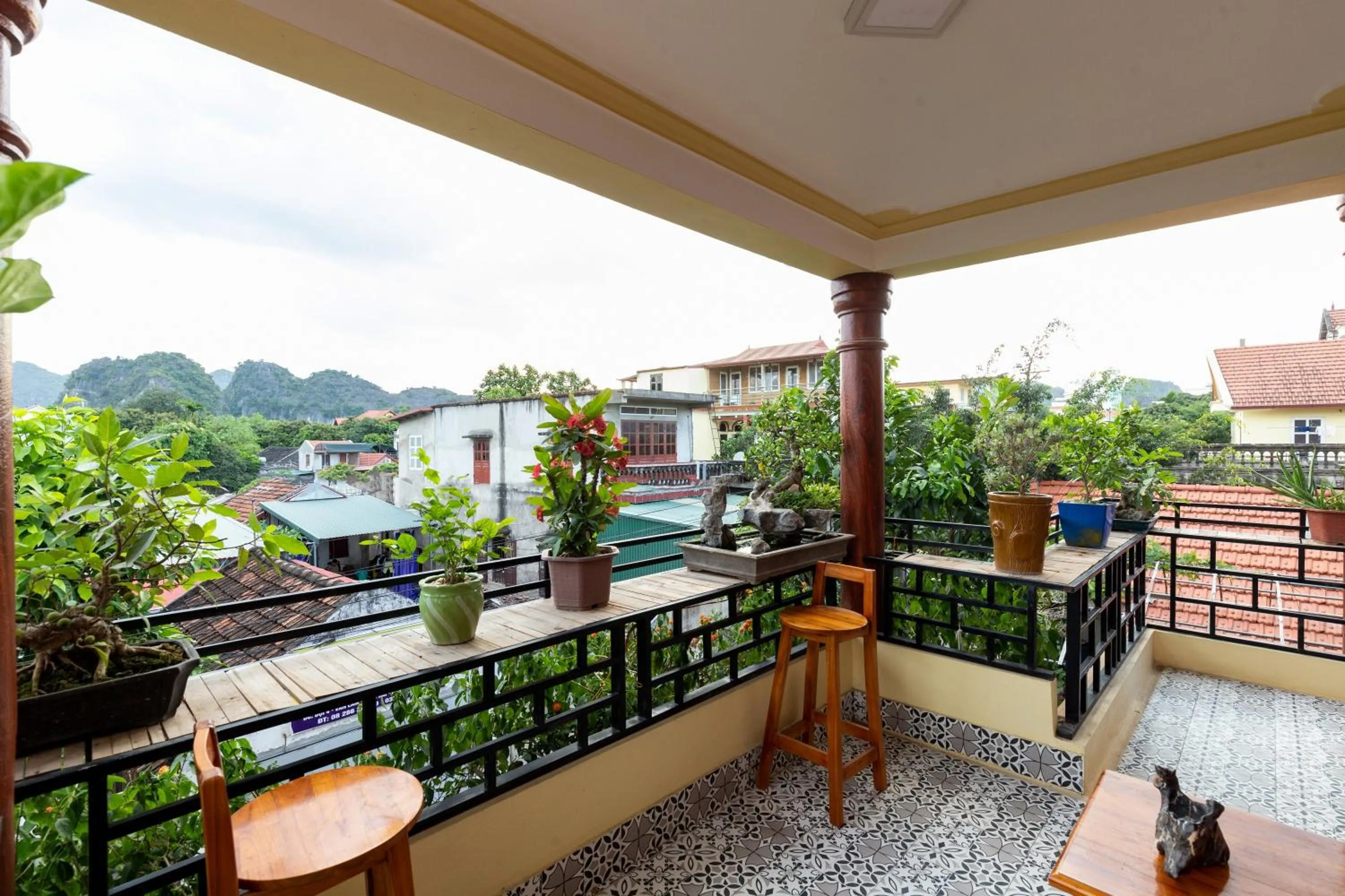 Balcony/Terrace in Tam Coc Tuong Vy Homestay
