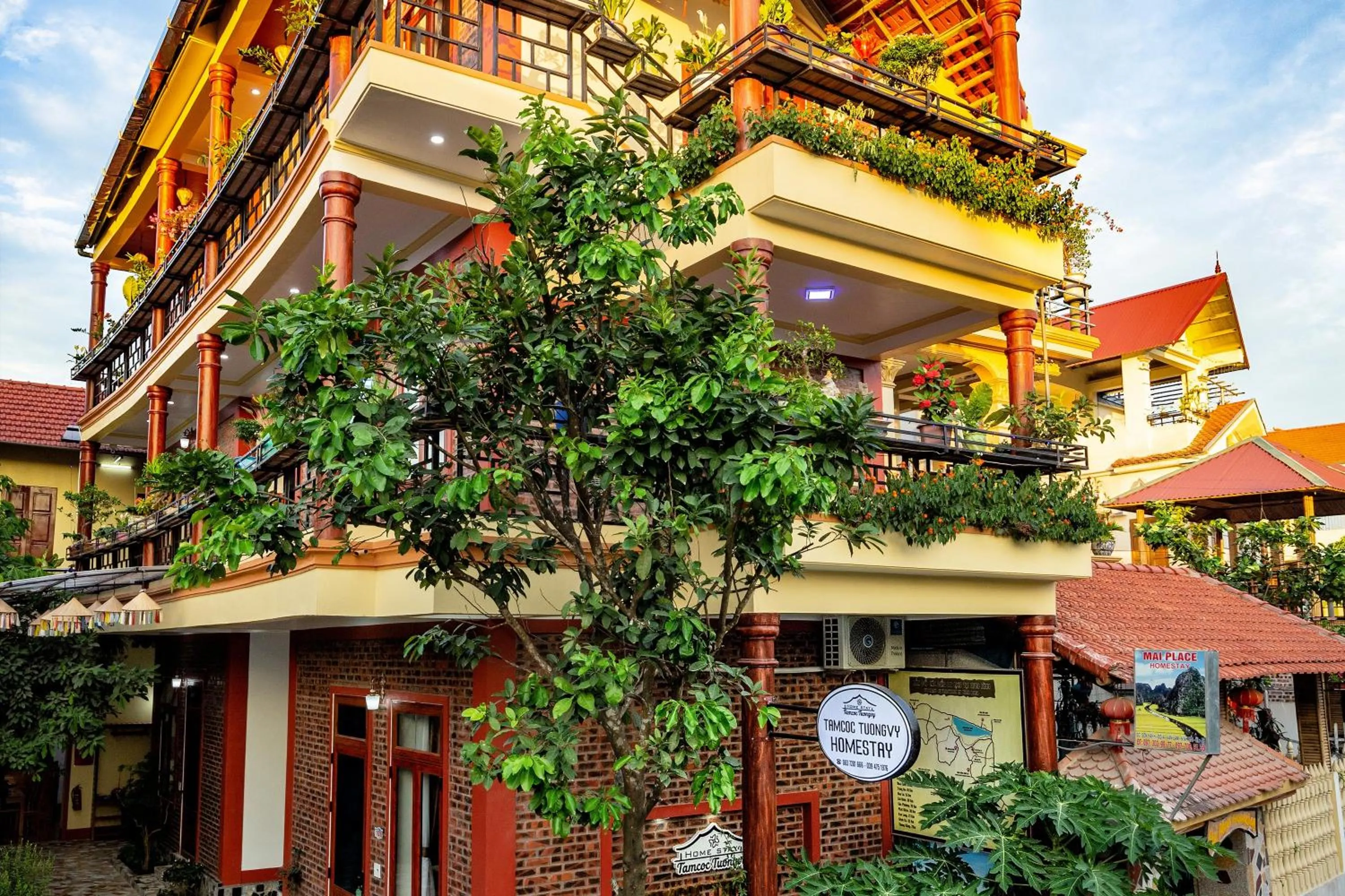 Property building in Tam Coc Tuong Vy Homestay