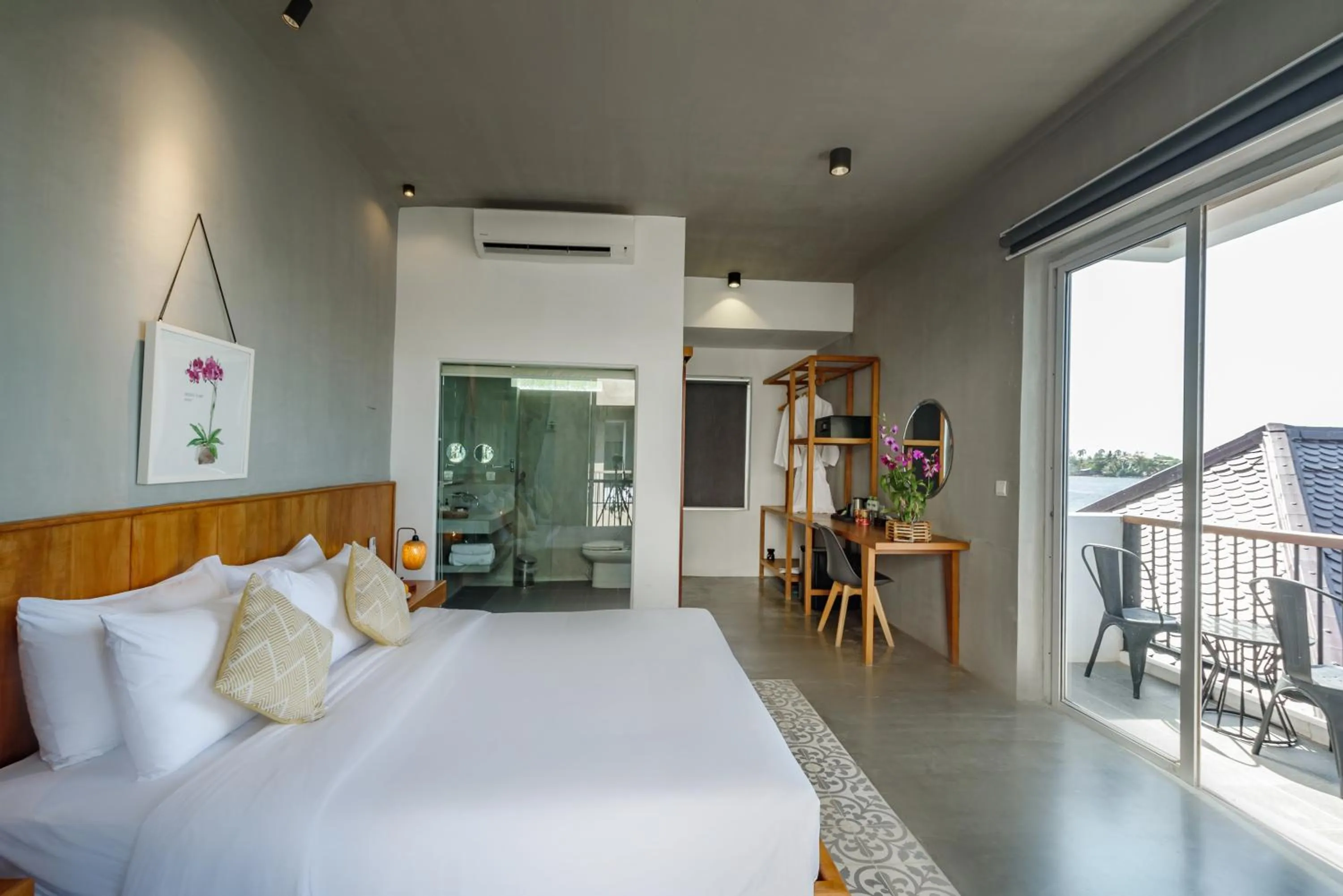 Deluxe Double Room with Sea View in Phka Kravan Boutique