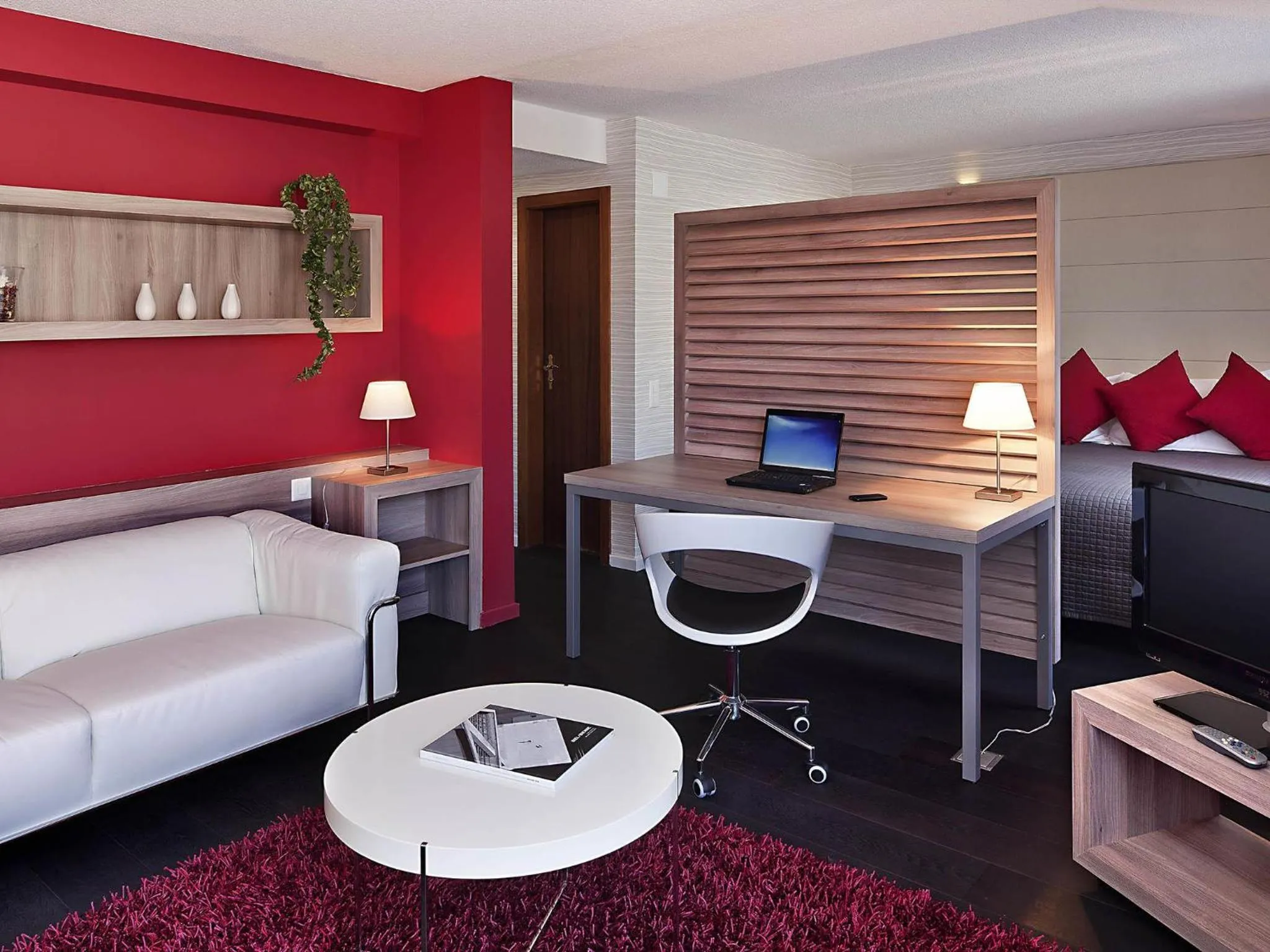 Bedroom, Bed in Mercure Biel