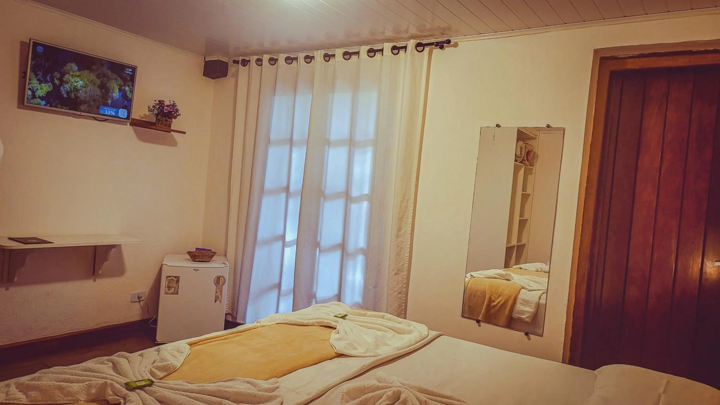 Bed in Pousada Atalaia Capivari