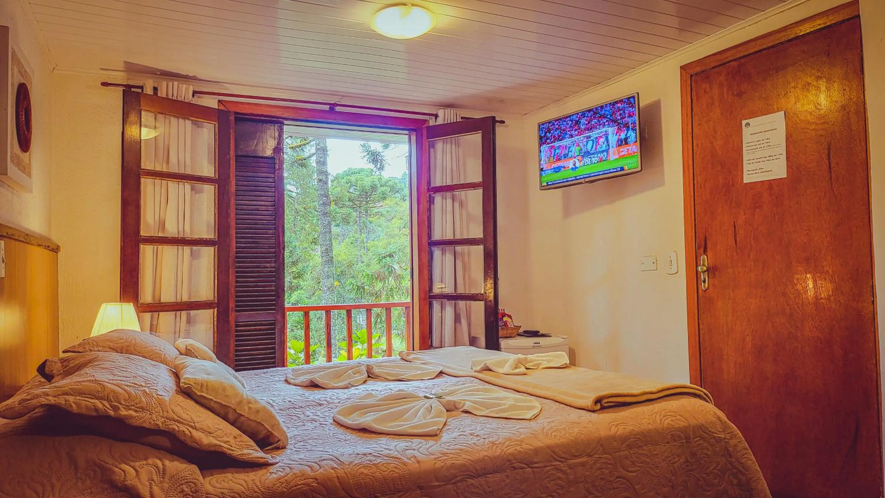 Bed in Pousada Atalaia Capivari