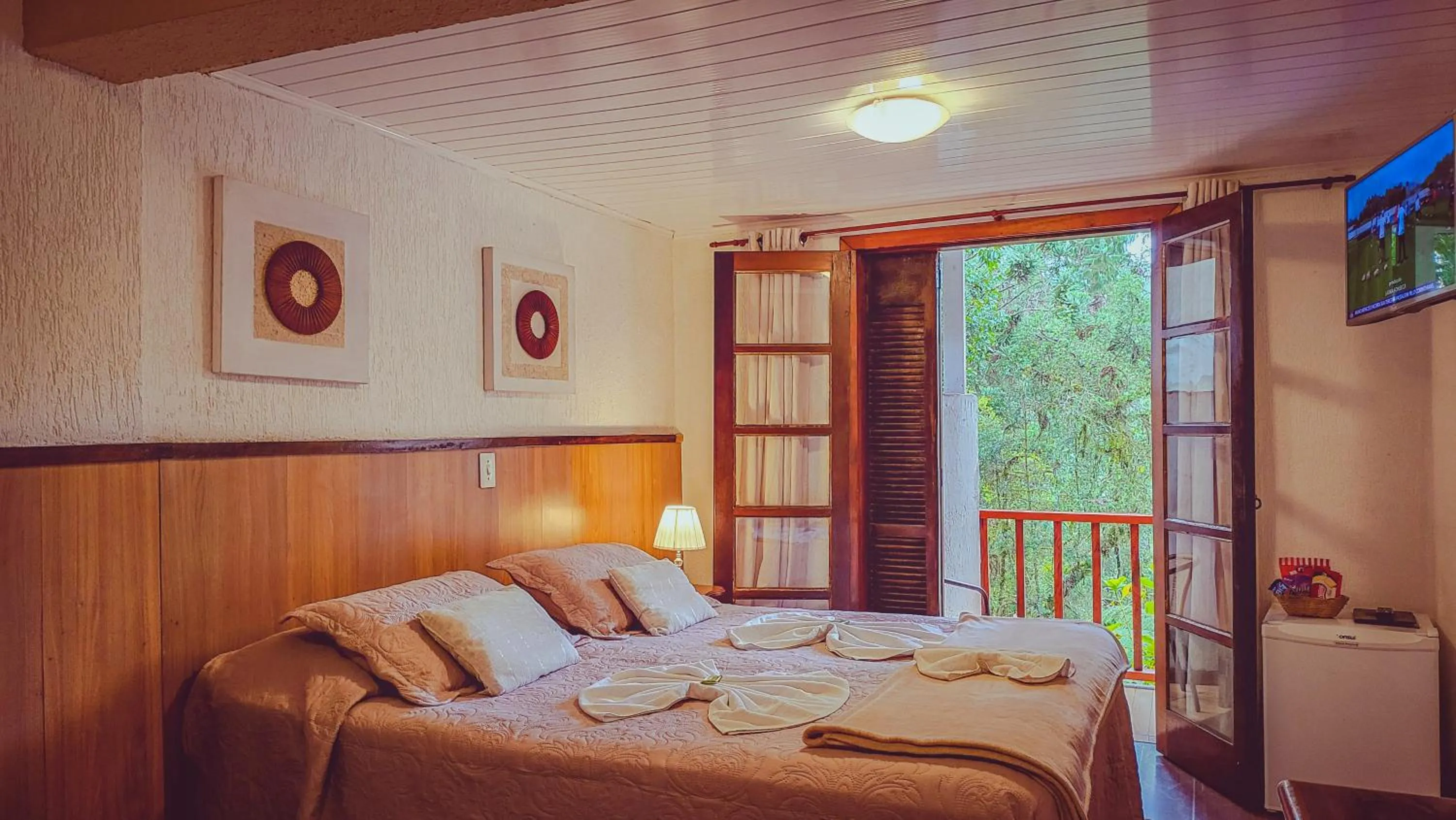 Bed in Pousada Atalaia Capivari