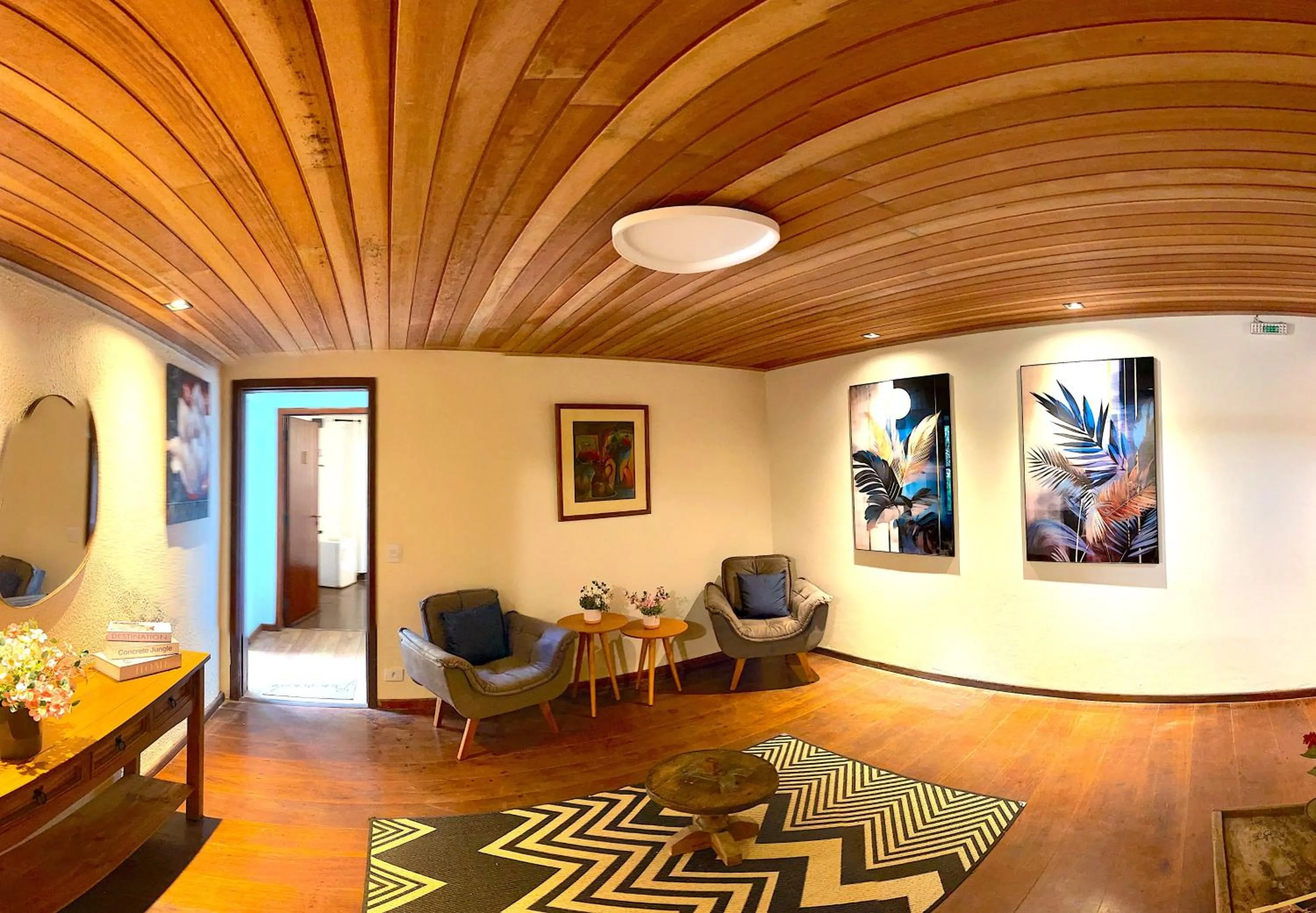 Living room in Pousada Atalaia Capivari