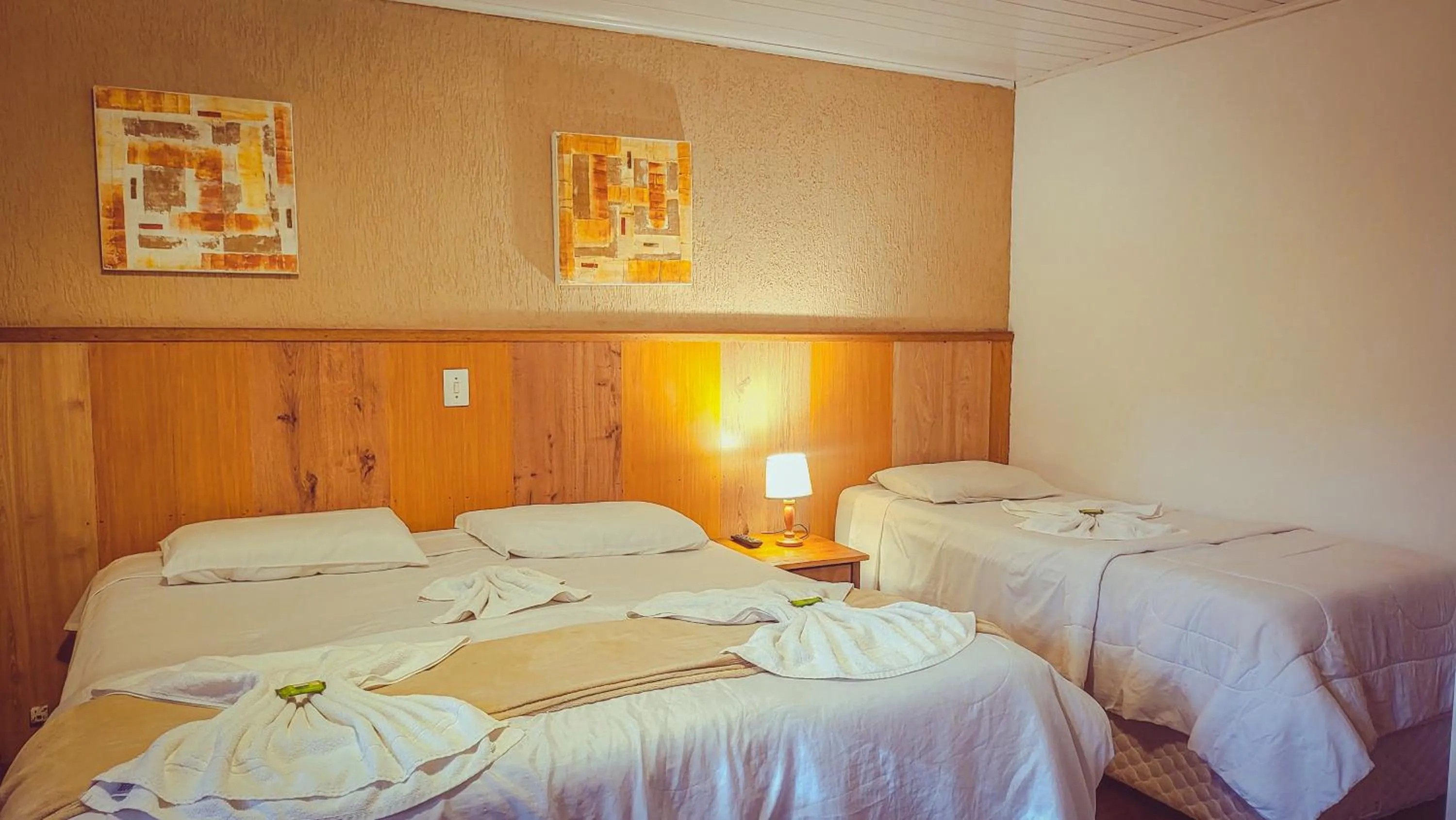 Bed in Pousada Atalaia Capivari