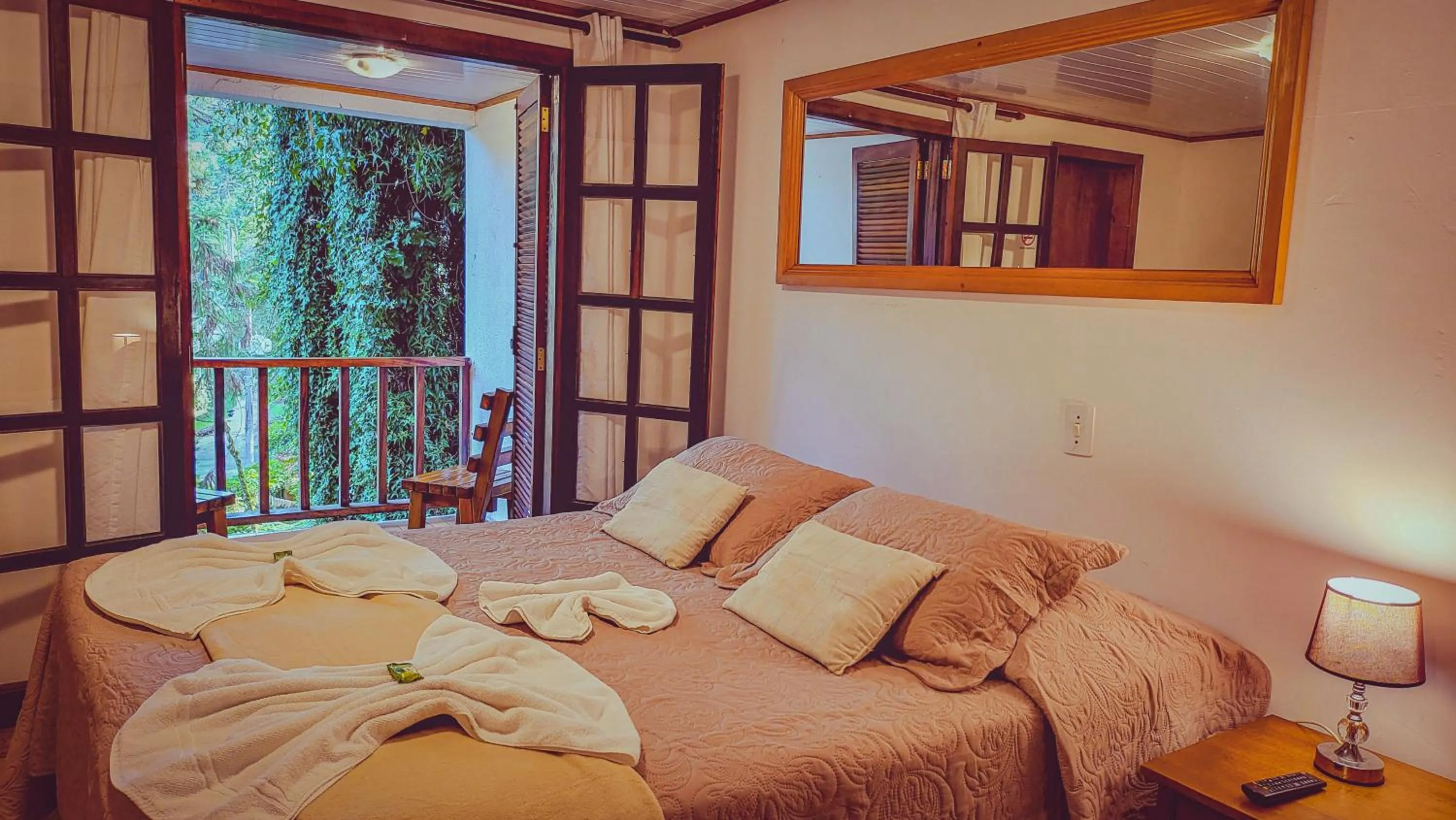 Bed in Pousada Atalaia Capivari