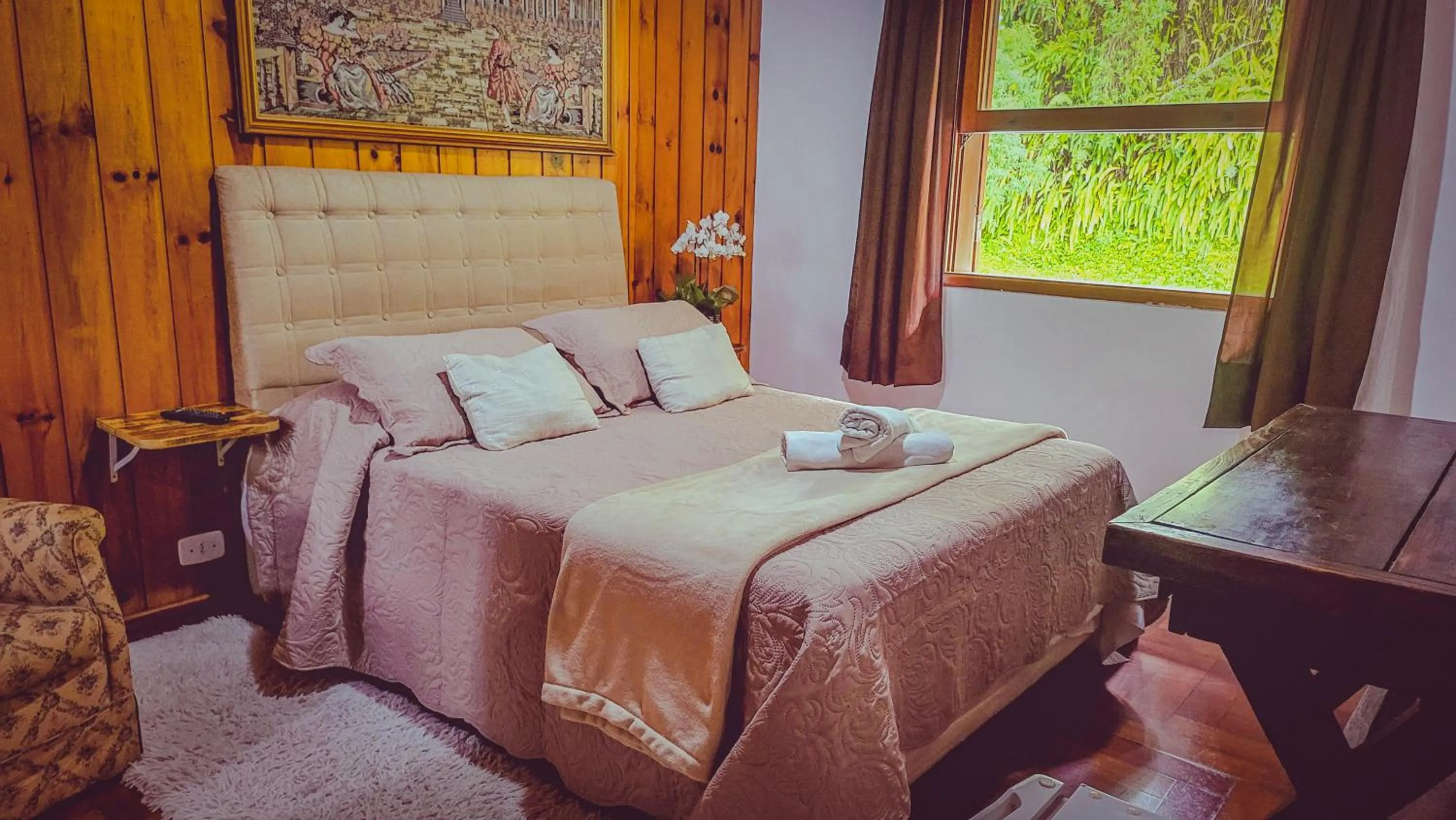 Bed in Pousada Atalaia Capivari