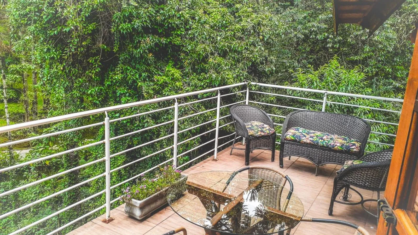 Patio in Pousada Atalaia Capivari