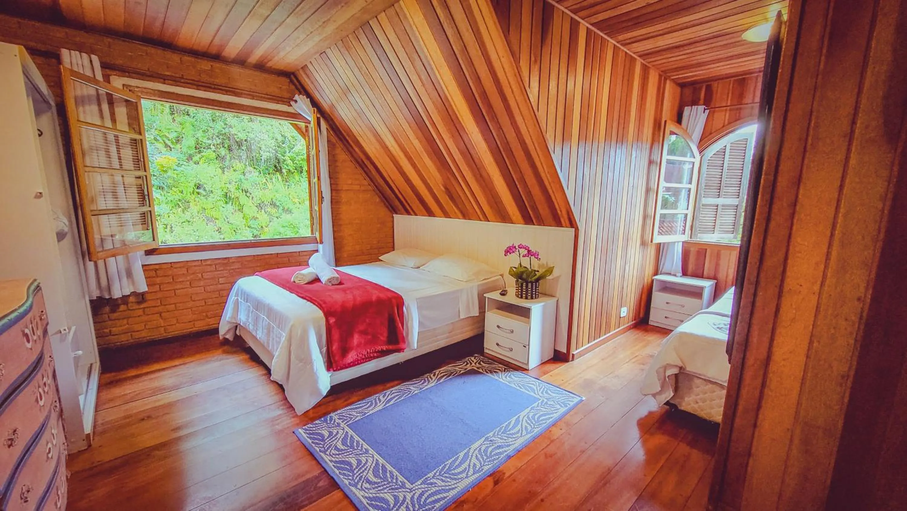 Bed in Pousada Atalaia Capivari